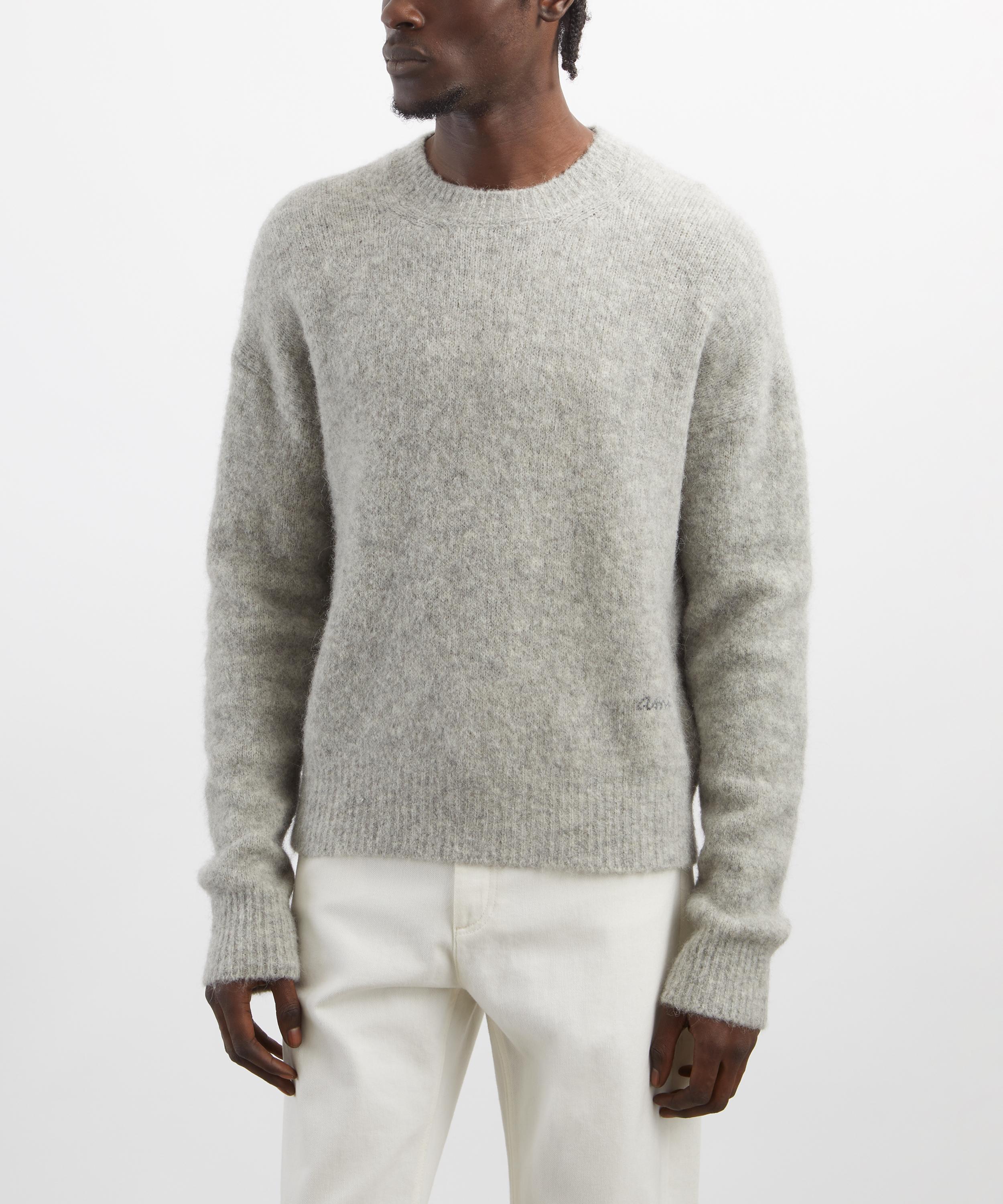 Ami - Alpaca Knit Crewneck Sweater image number 2