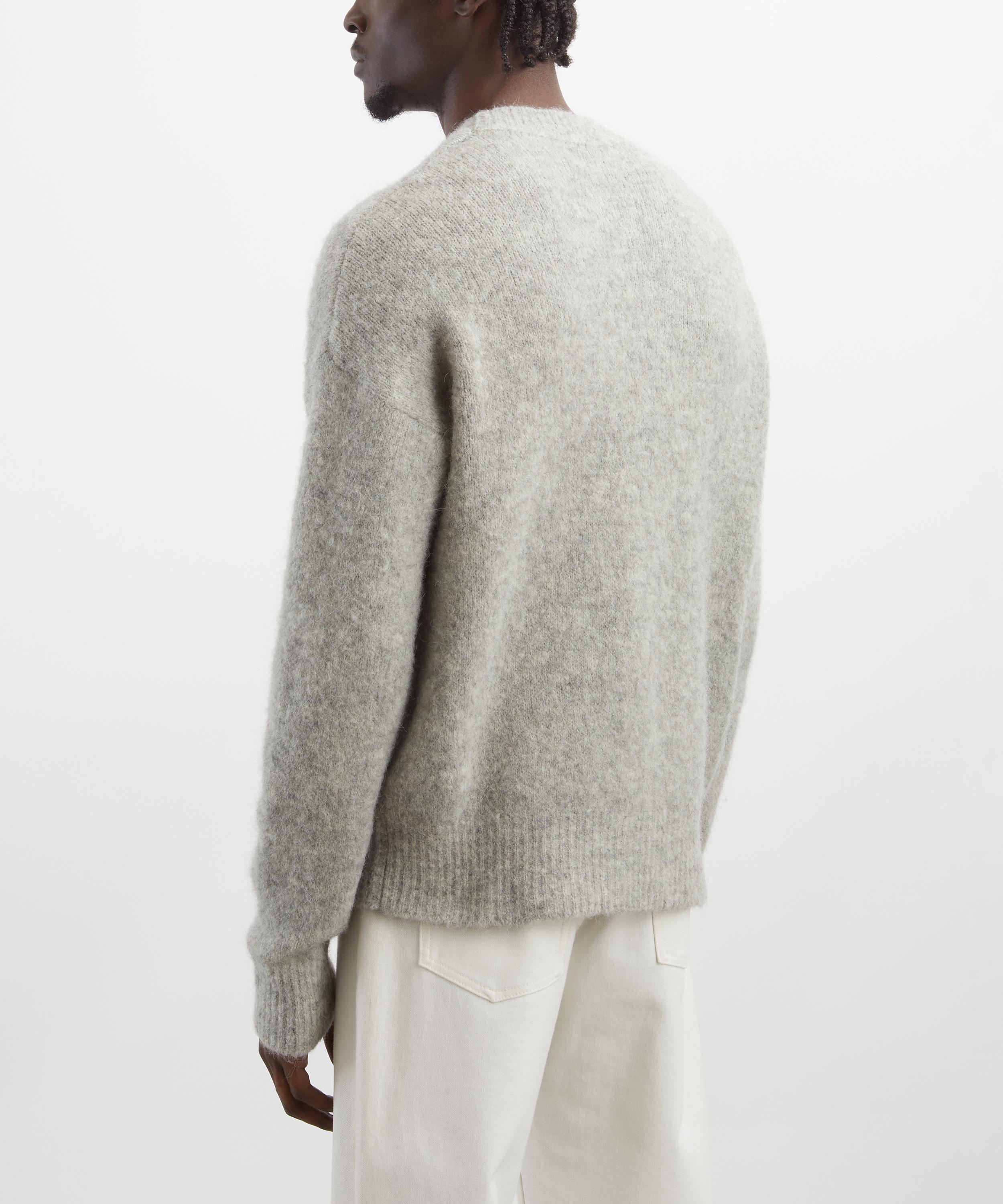 Ami - Alpaca Knit Crewneck Sweater image number 3