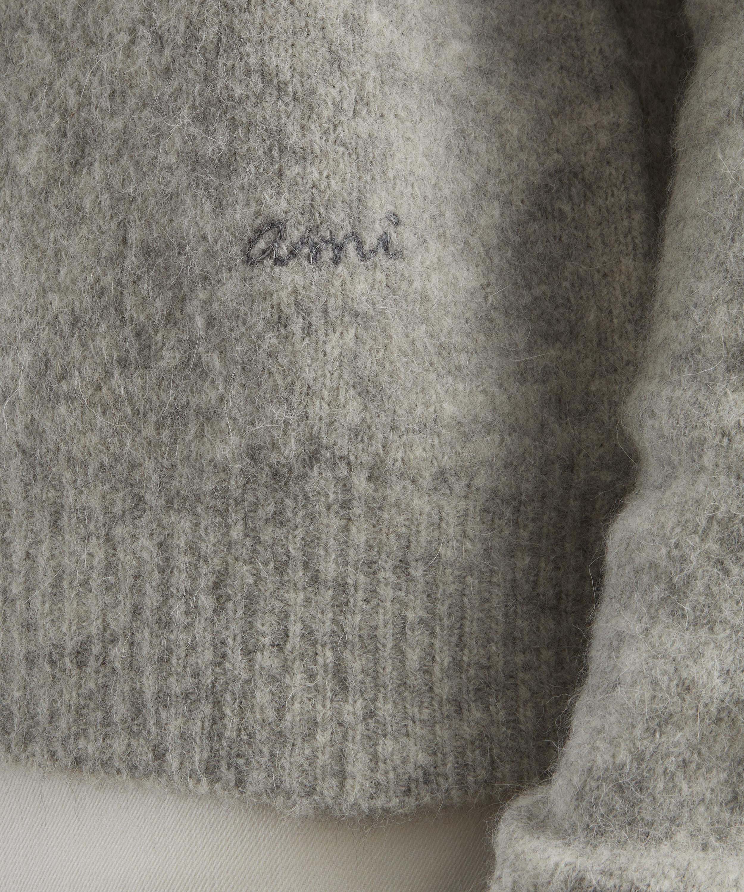 Ami - Alpaca Knit Crewneck Sweater image number 4