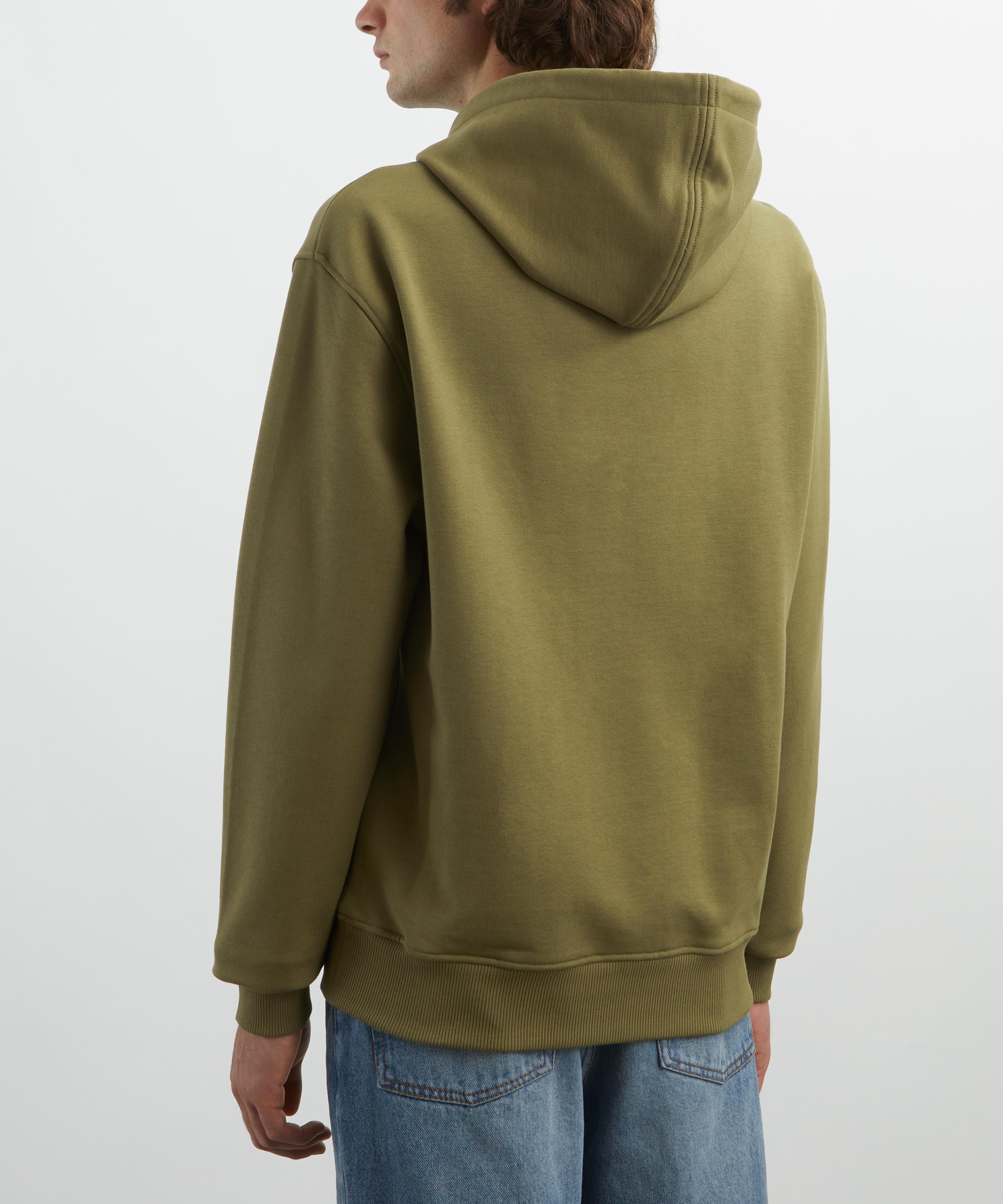 Ami - Cotton Contrast Ami de Coeur Hoodie image number 3