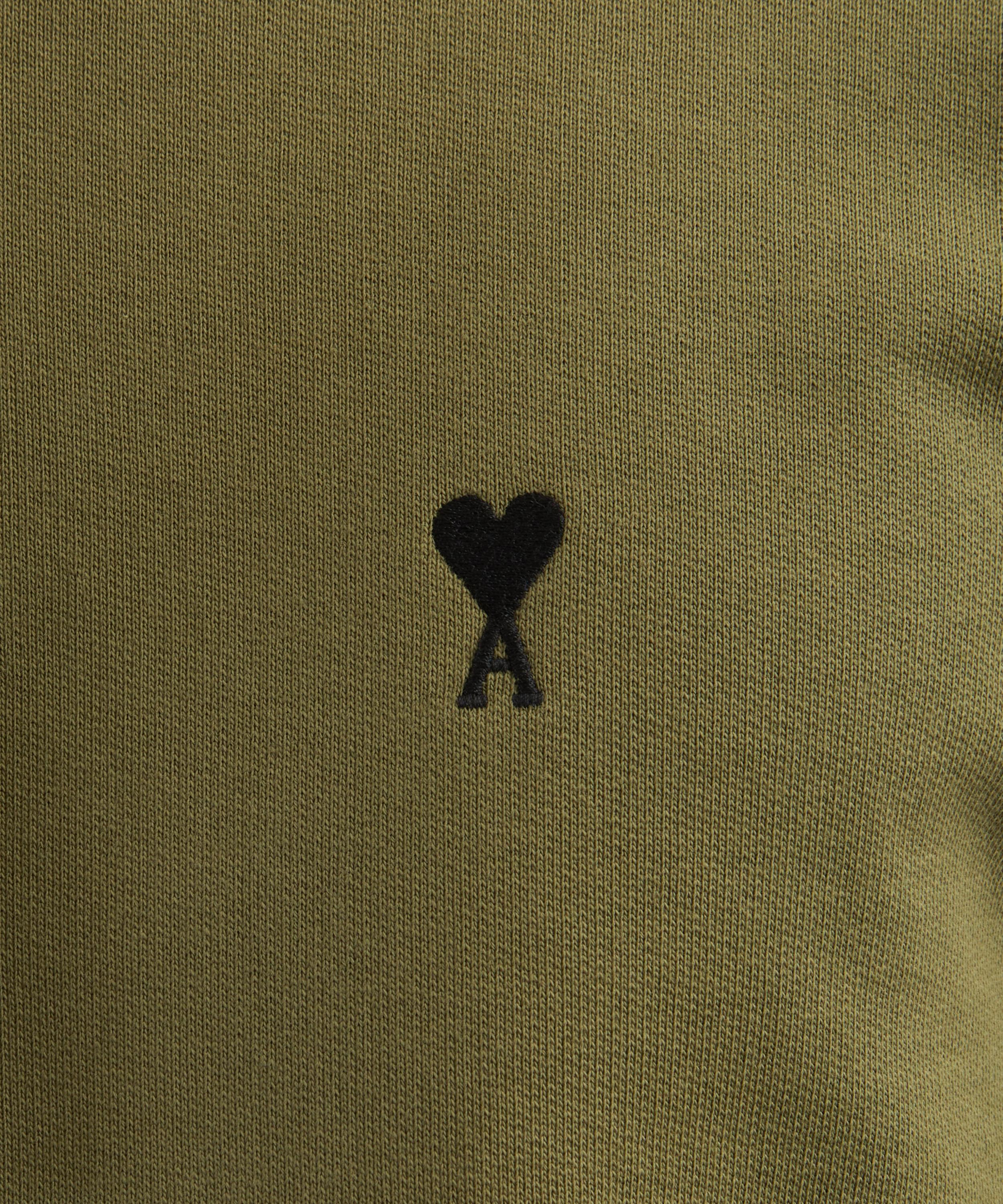 Ami - Cotton Contrast Ami de Coeur Hoodie image number 4