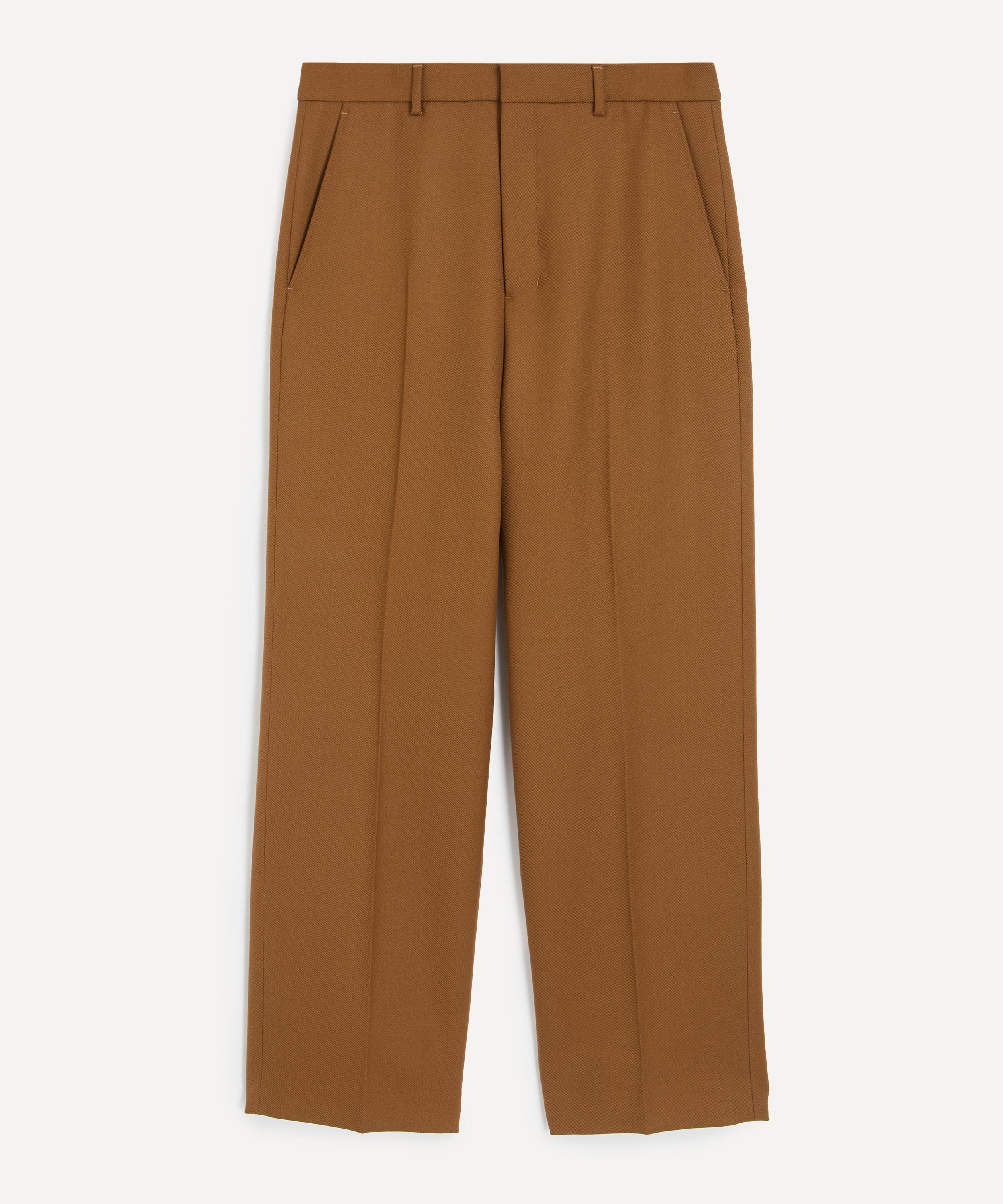 Ami - Wool Tabs Wide-leg Trousers image number 0