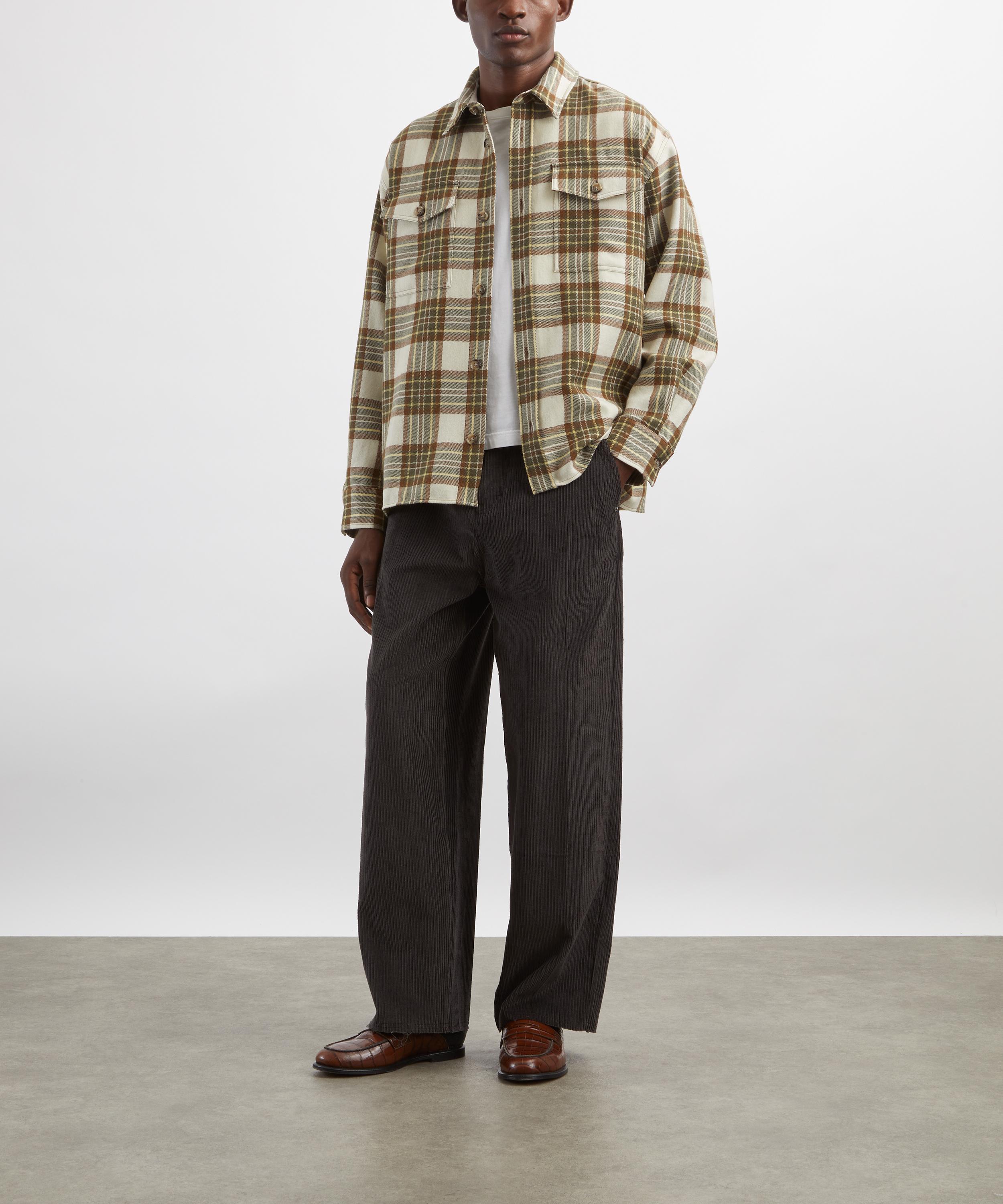 Ami - Wide-Leg Corduroy Trousers image number 1