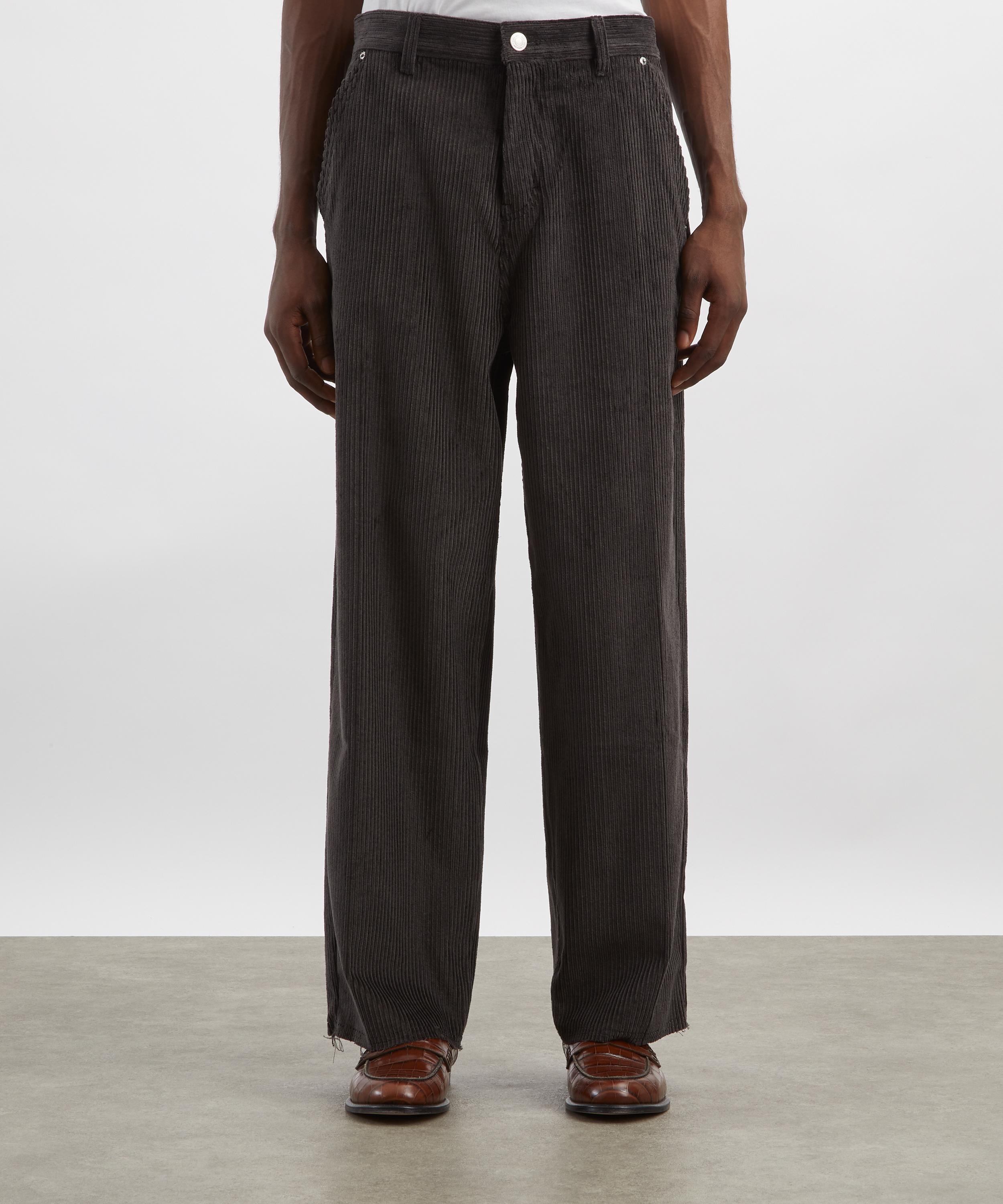 Ami - Wide-Leg Corduroy Trousers image number 2