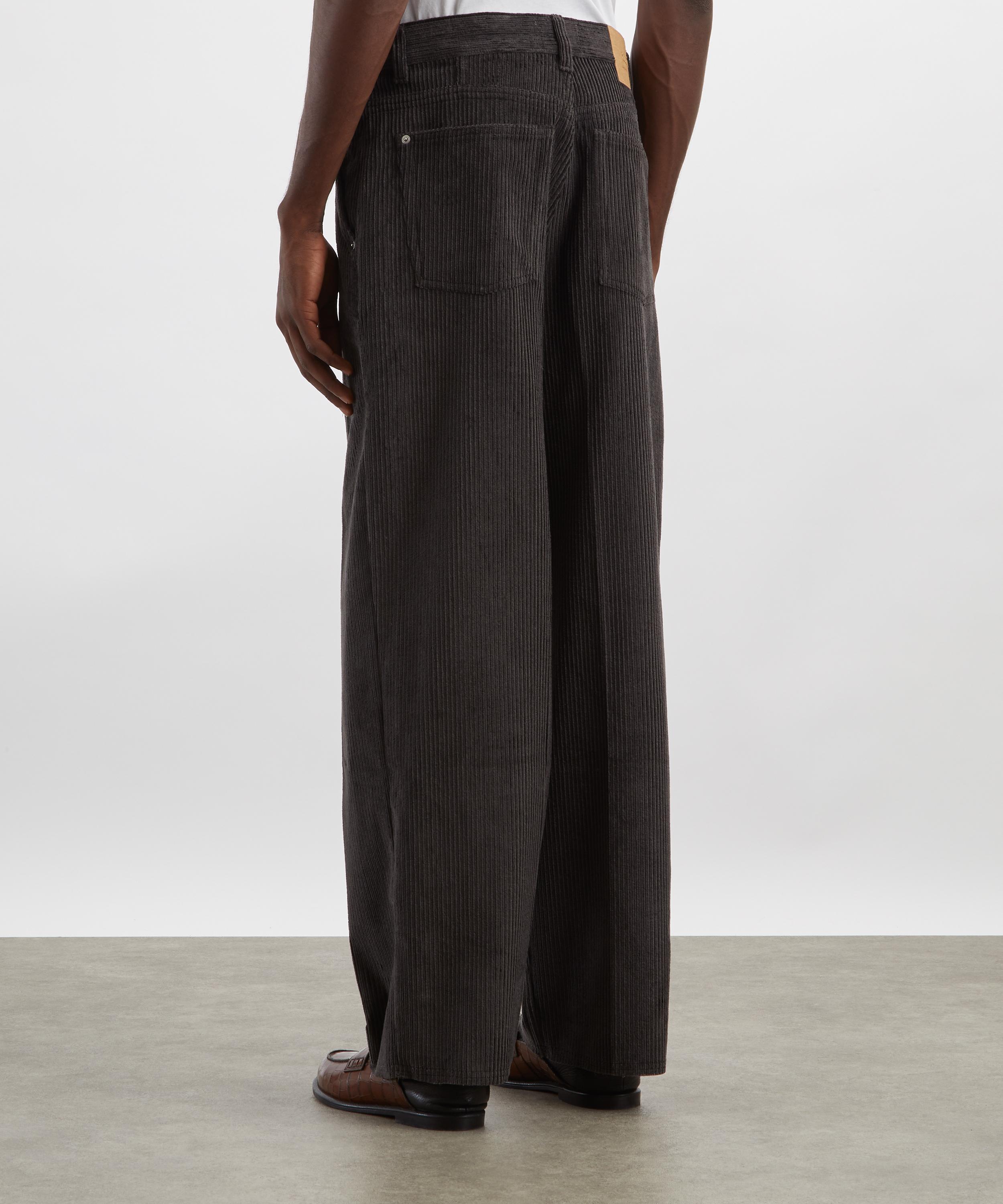 Ami - Wide-Leg Corduroy Trousers image number 3