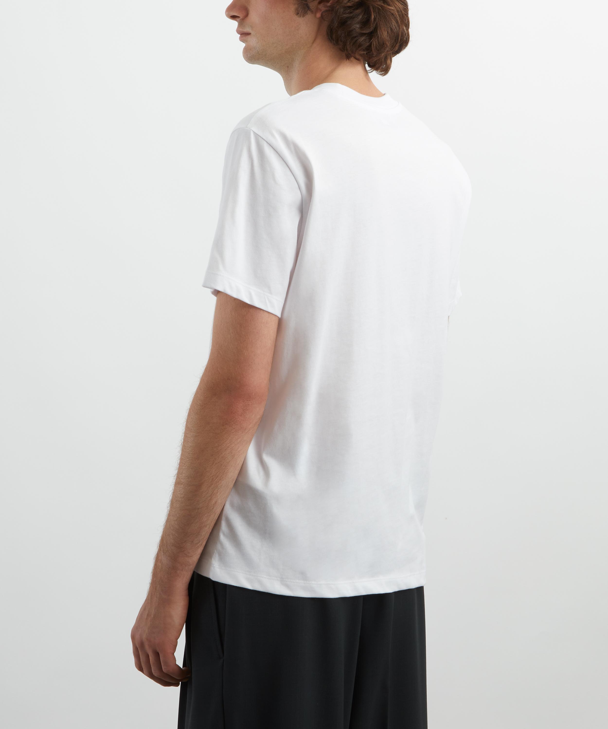 Ami - Cotton Contrast Ami de Coeur T-Shirt image number 3