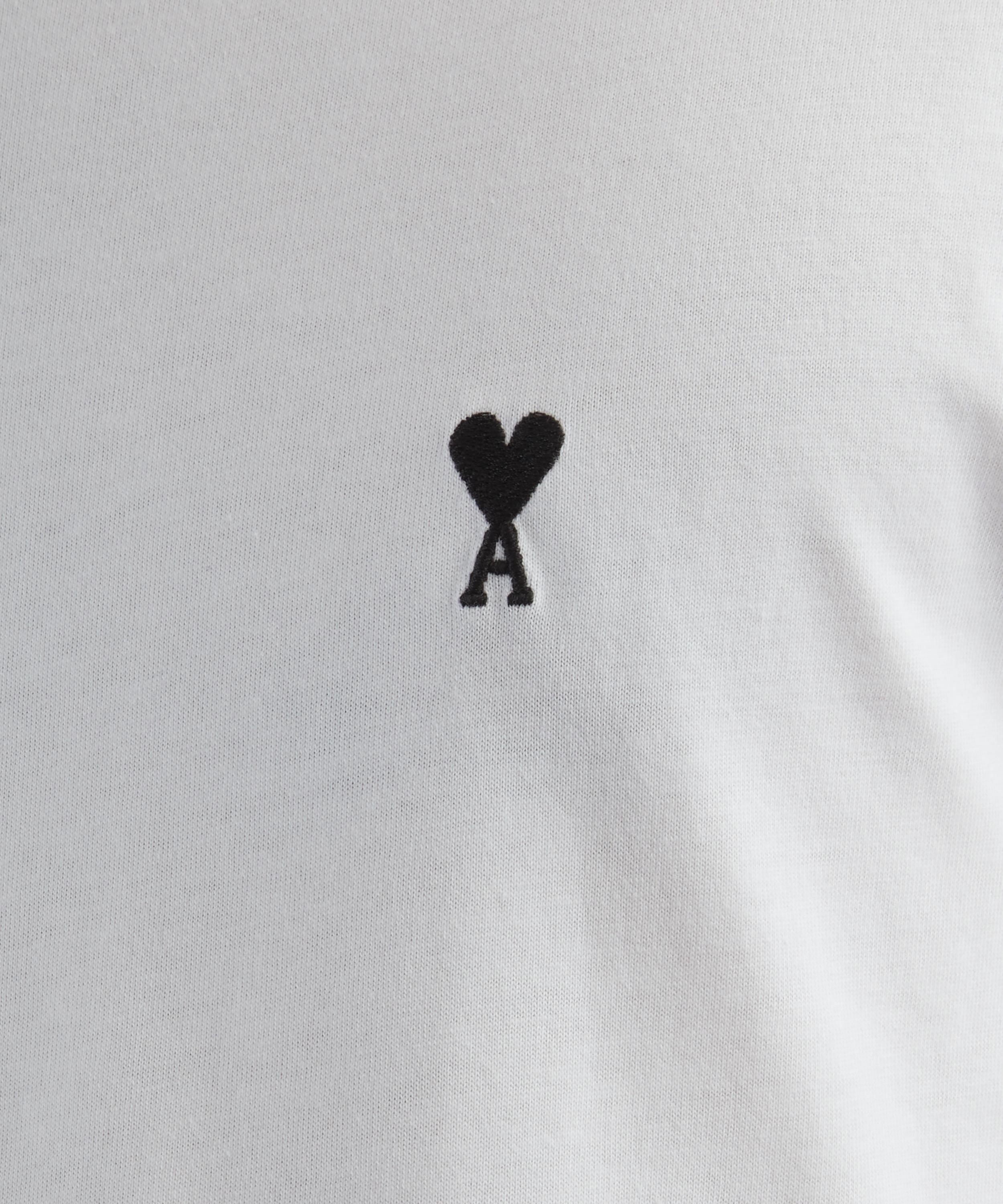 Ami - Cotton Contrast Ami de Coeur T-Shirt image number 4