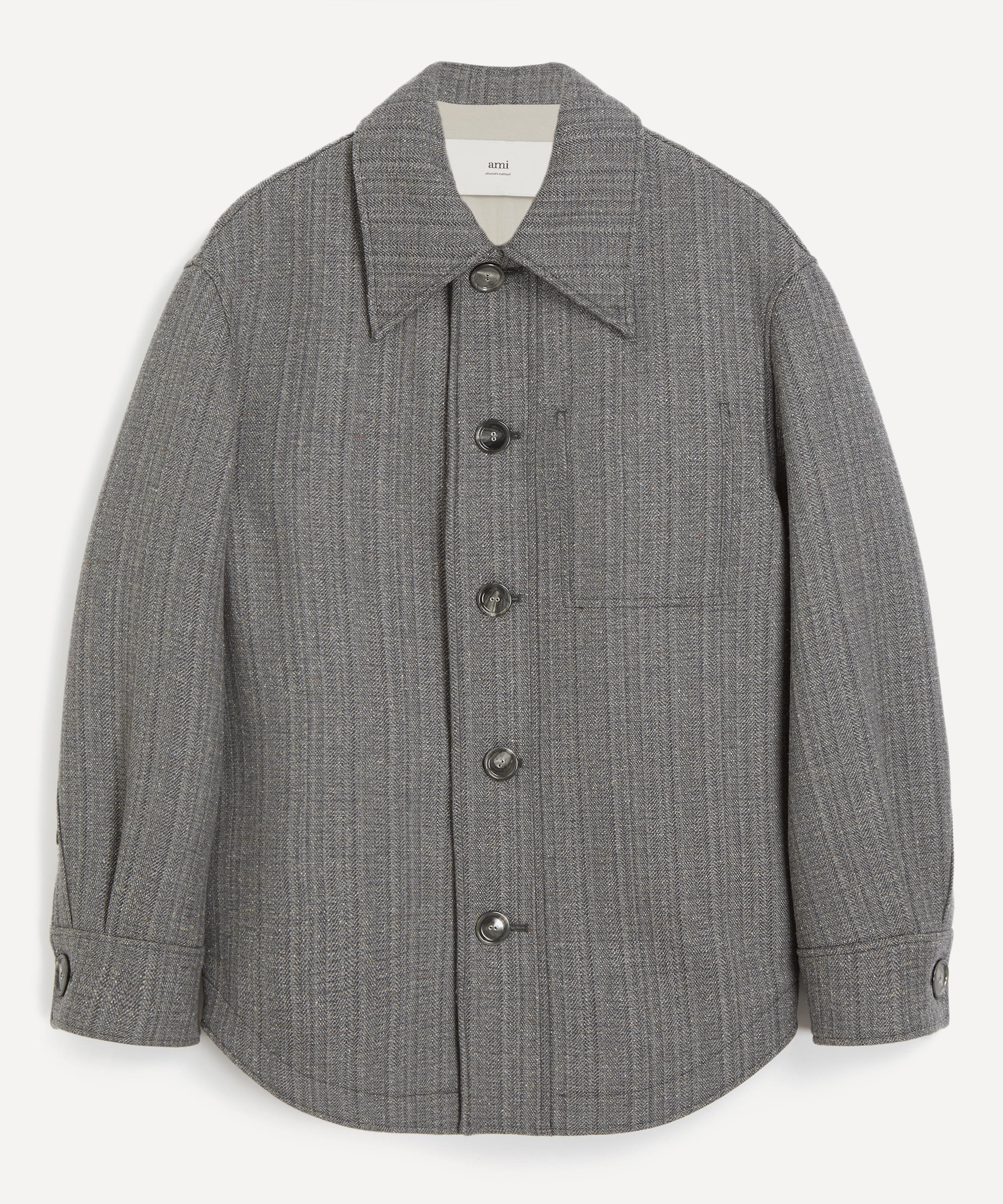 Ami - Boiled Wool Gabardine Jacket