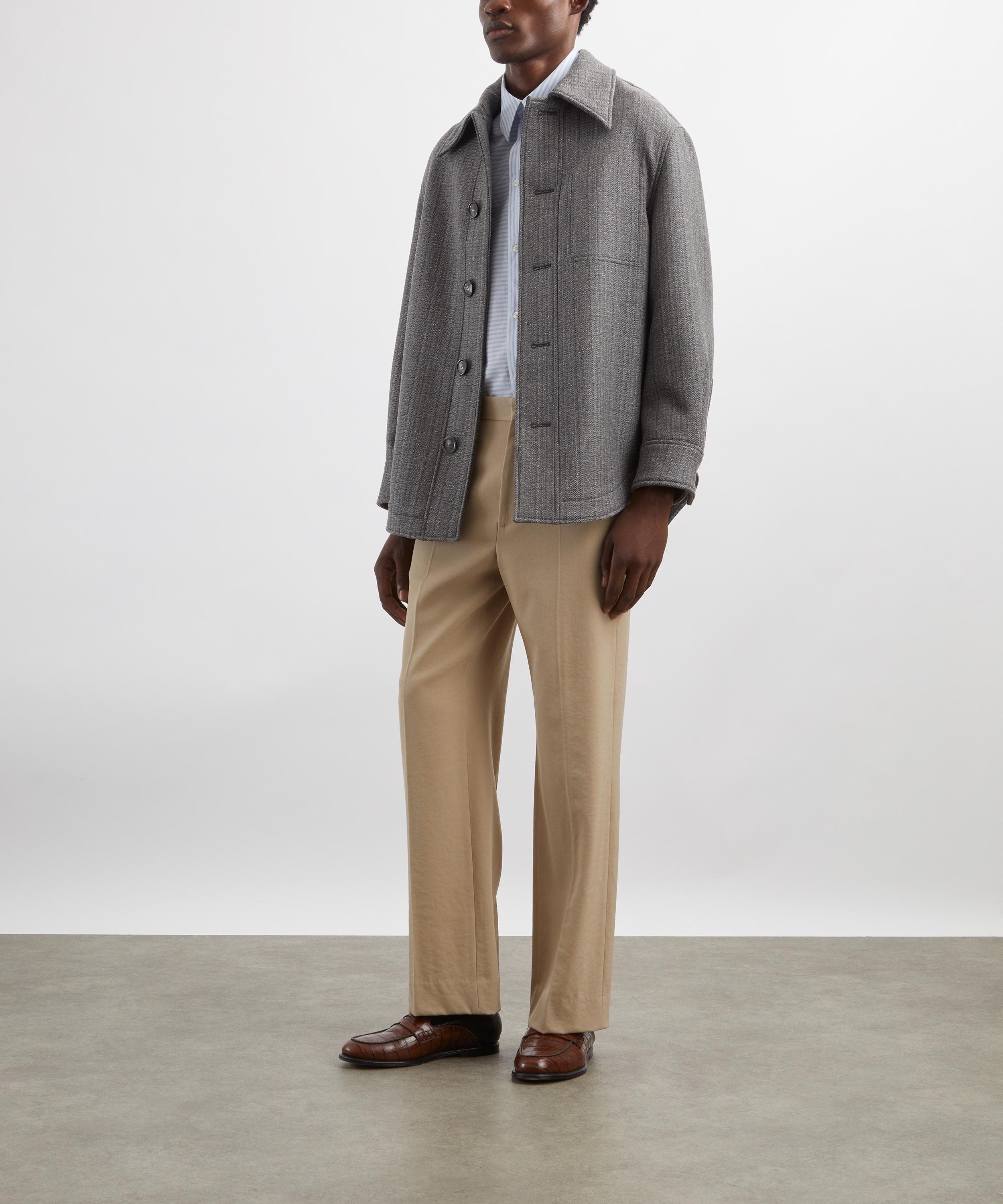 Ami - Boiled Wool Gabardine Jacket image number 1