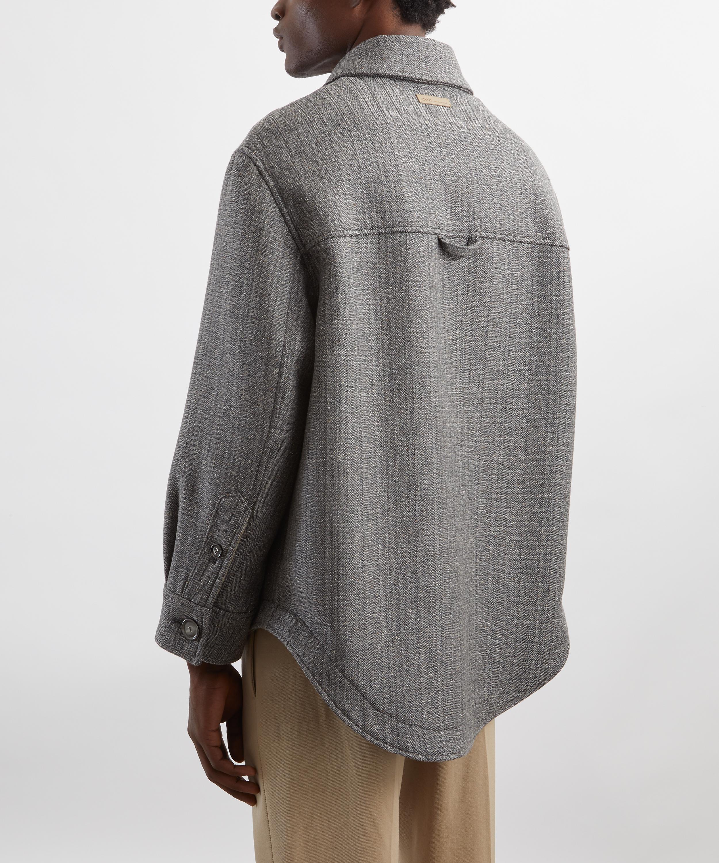 Ami - Boiled Wool Gabardine Jacket image number 3