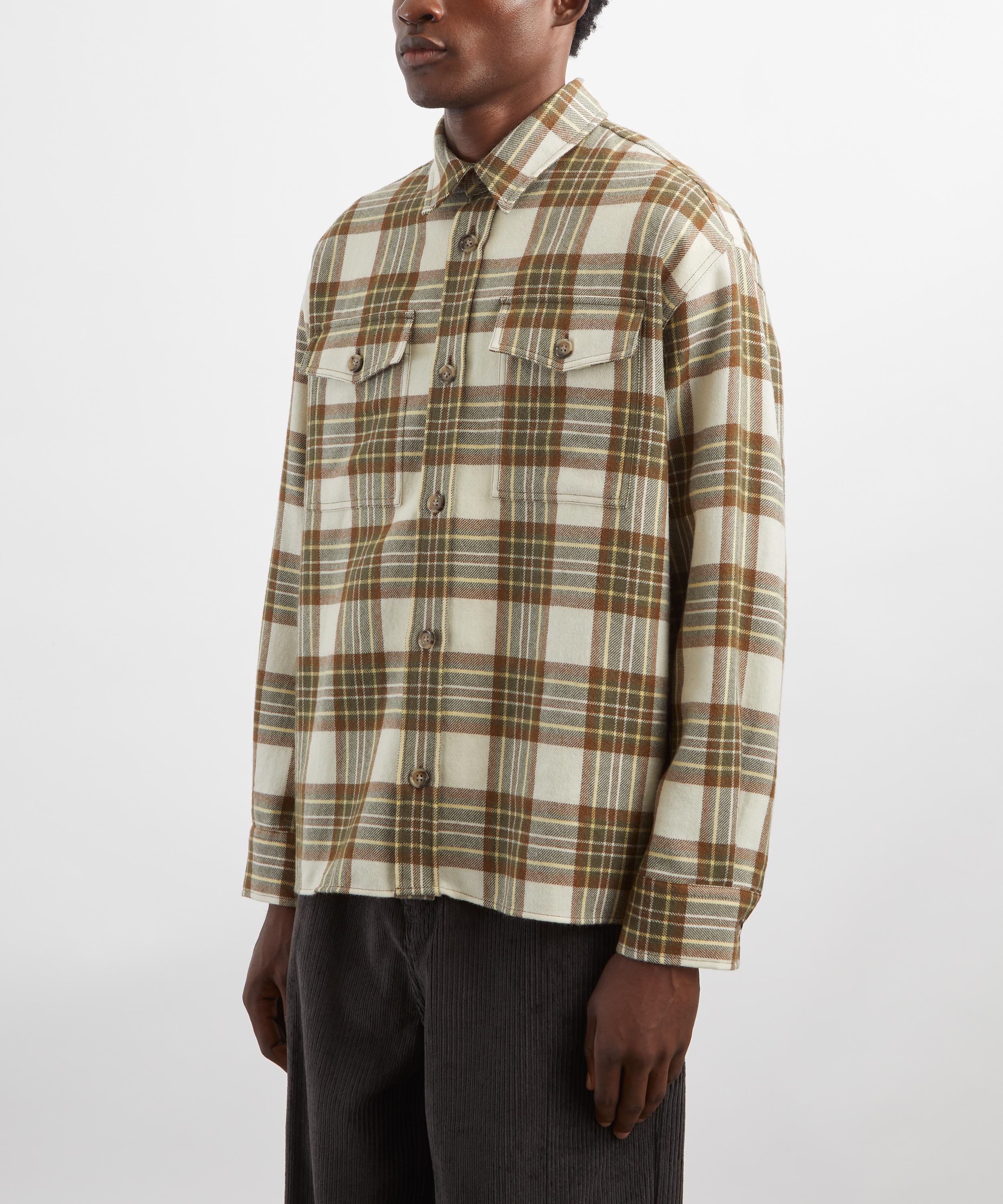 Ami - Check Wool Overshirt image number 2
