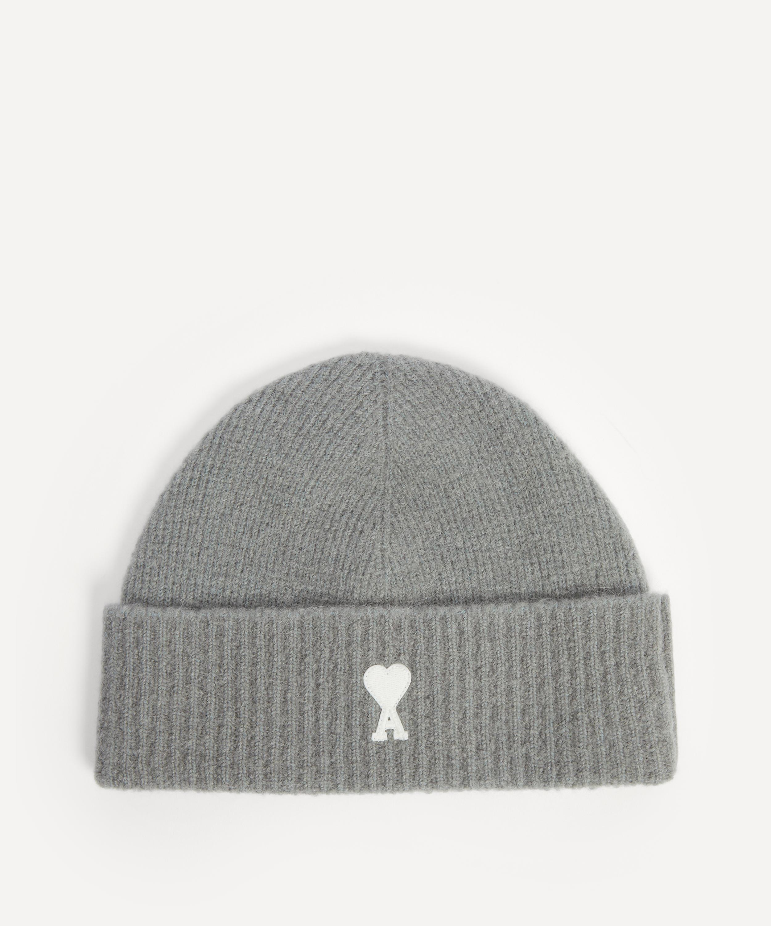 Ami - Striped Ami De Coeur Beanie Hat