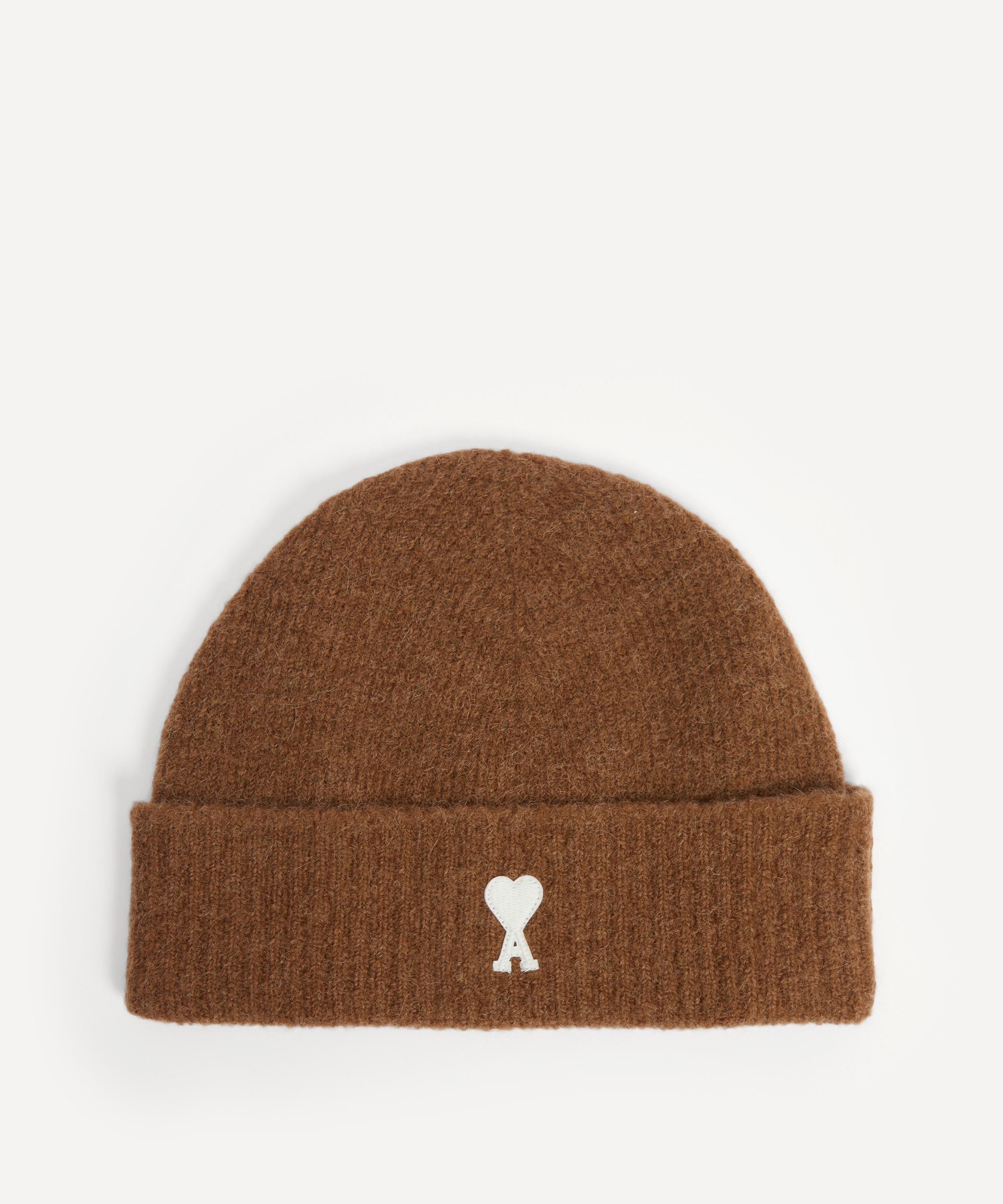 Ami - Striped Ami De Coeur Beanie Hat