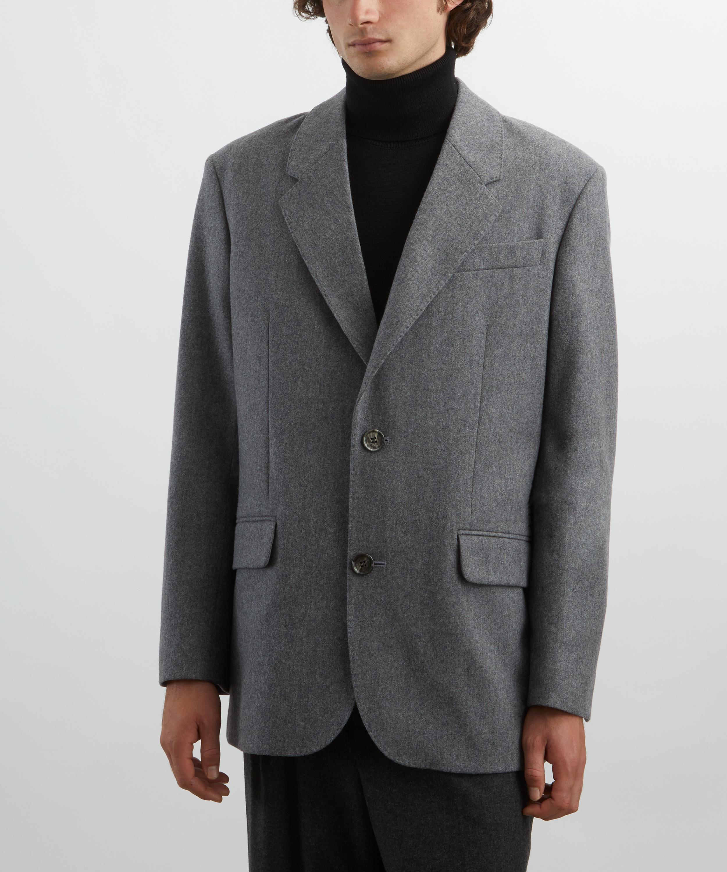 Ami - Grey Wool Loose Blazer image number 2
