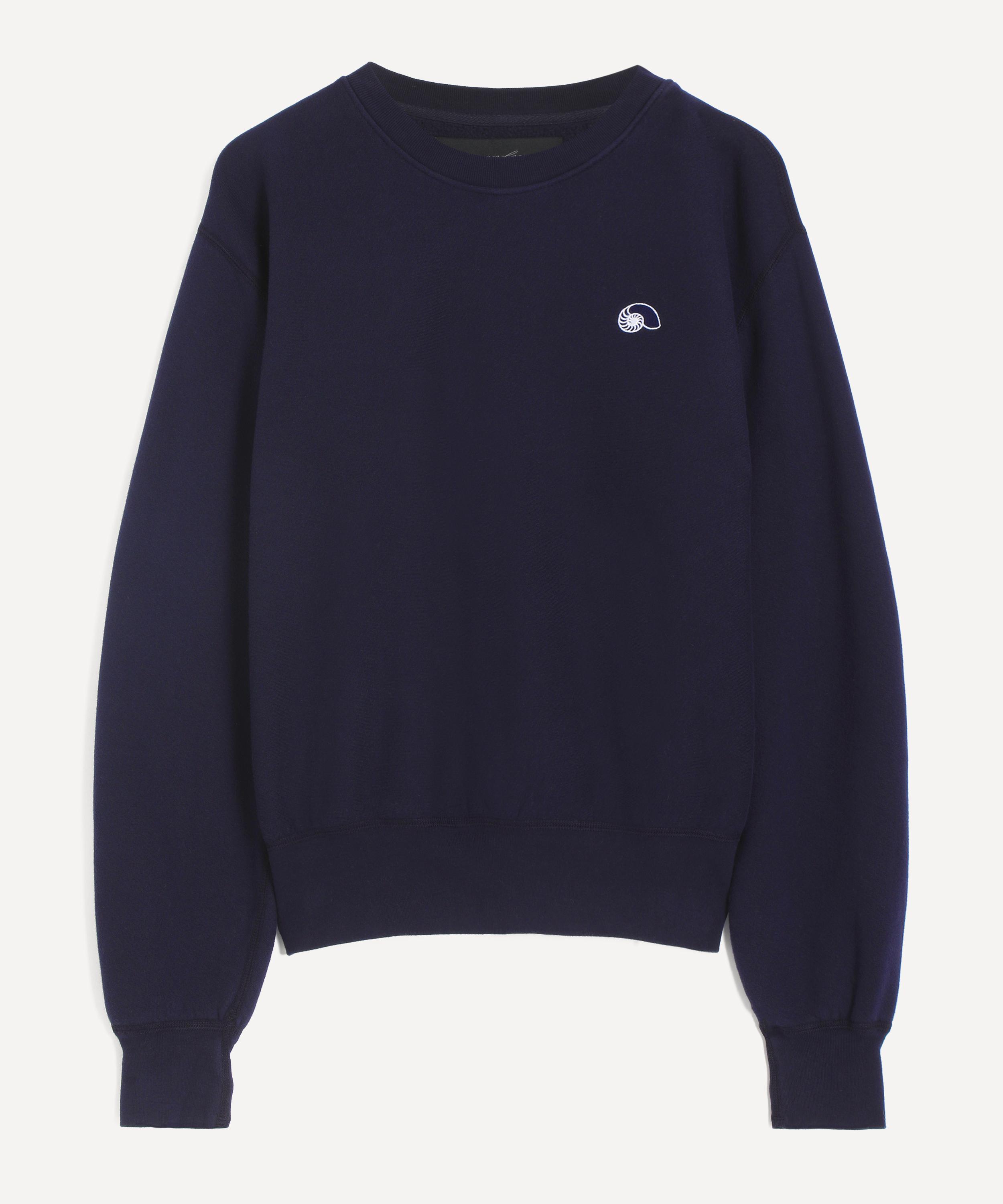 Aaron Levine - Navy Crew-Neck Sweatshirt