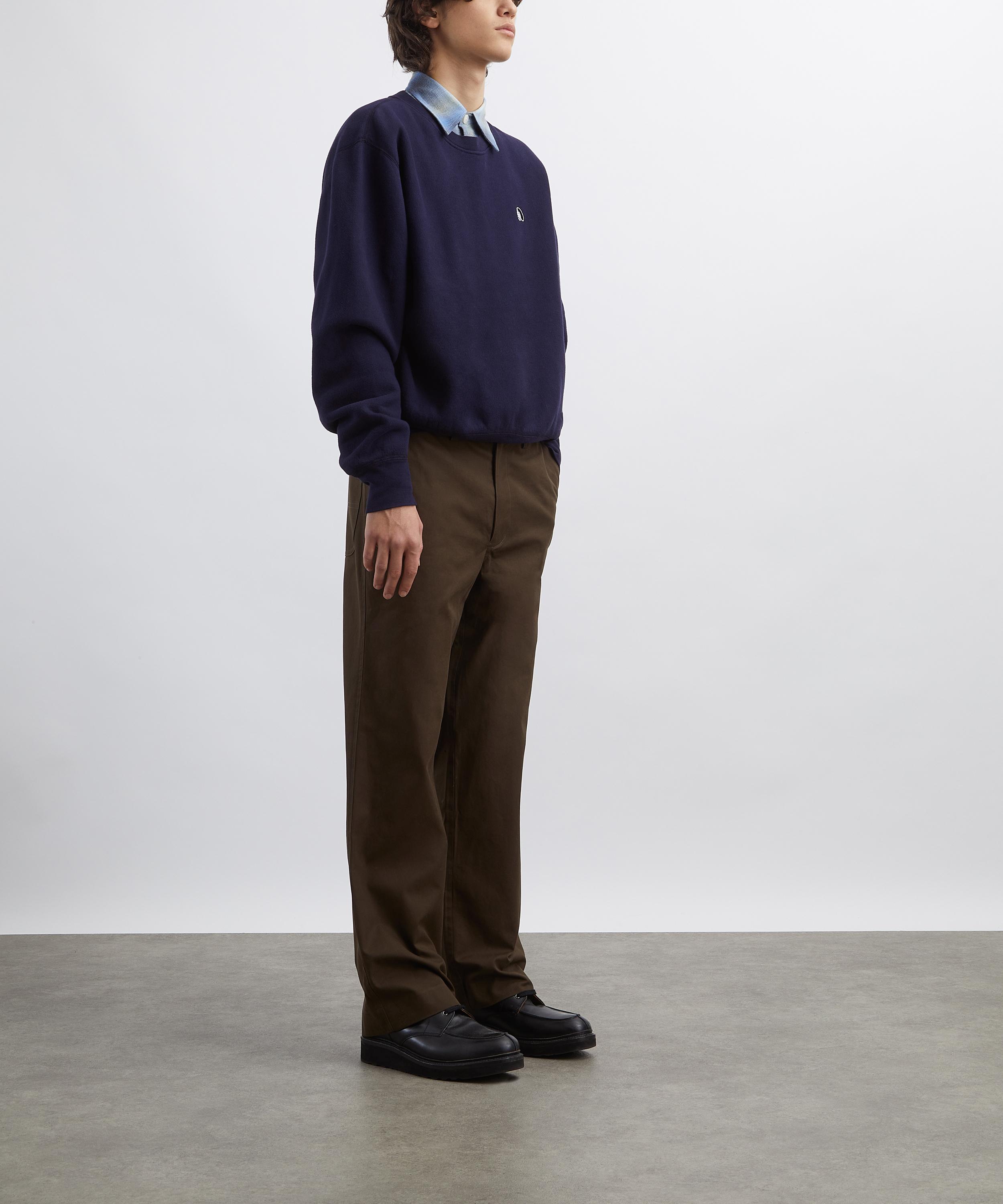 Aaron Levine - Navy Crew-Neck Sweatshirt image number 1