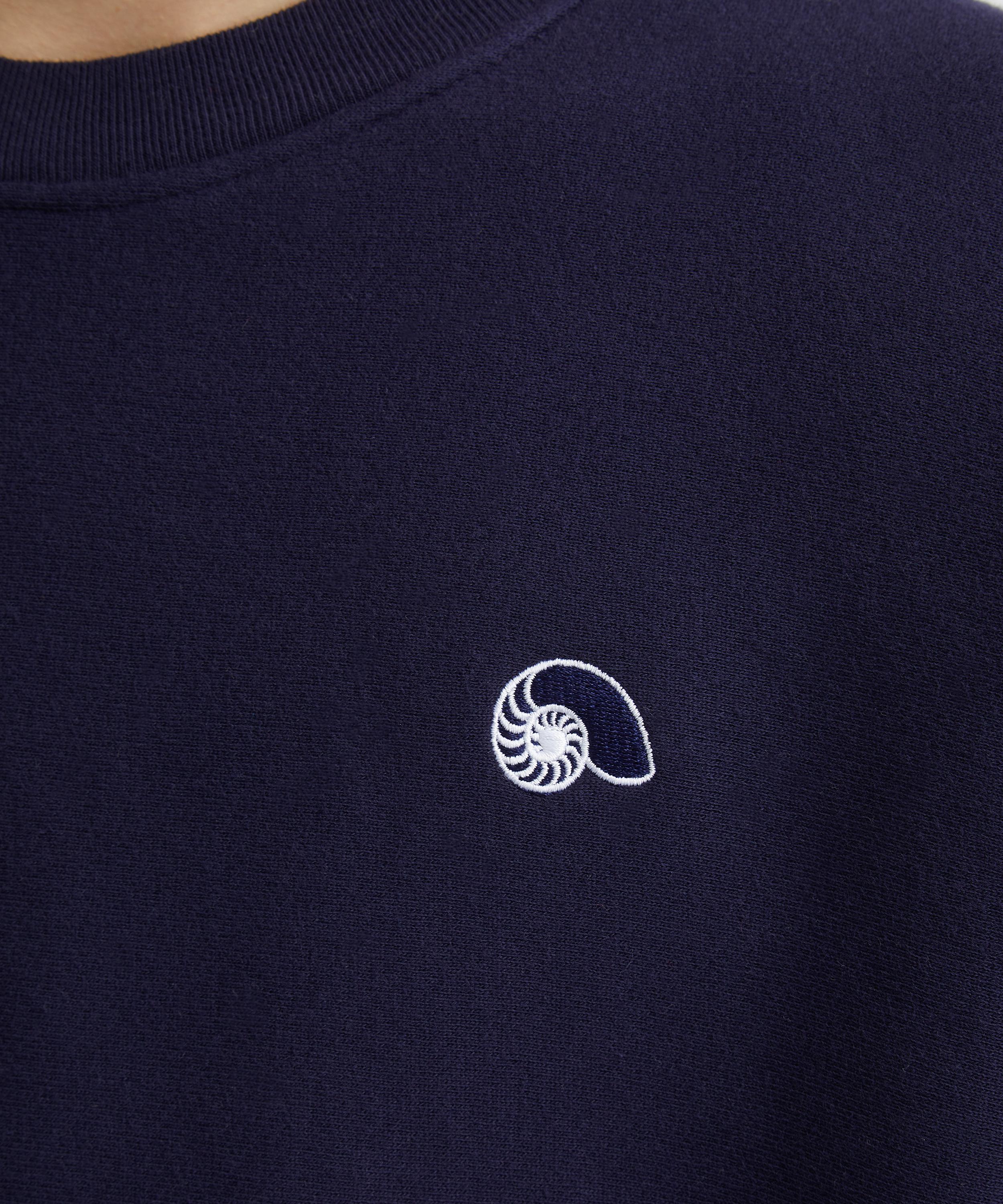 Aaron Levine - Navy Crew-Neck Sweatshirt image number 4