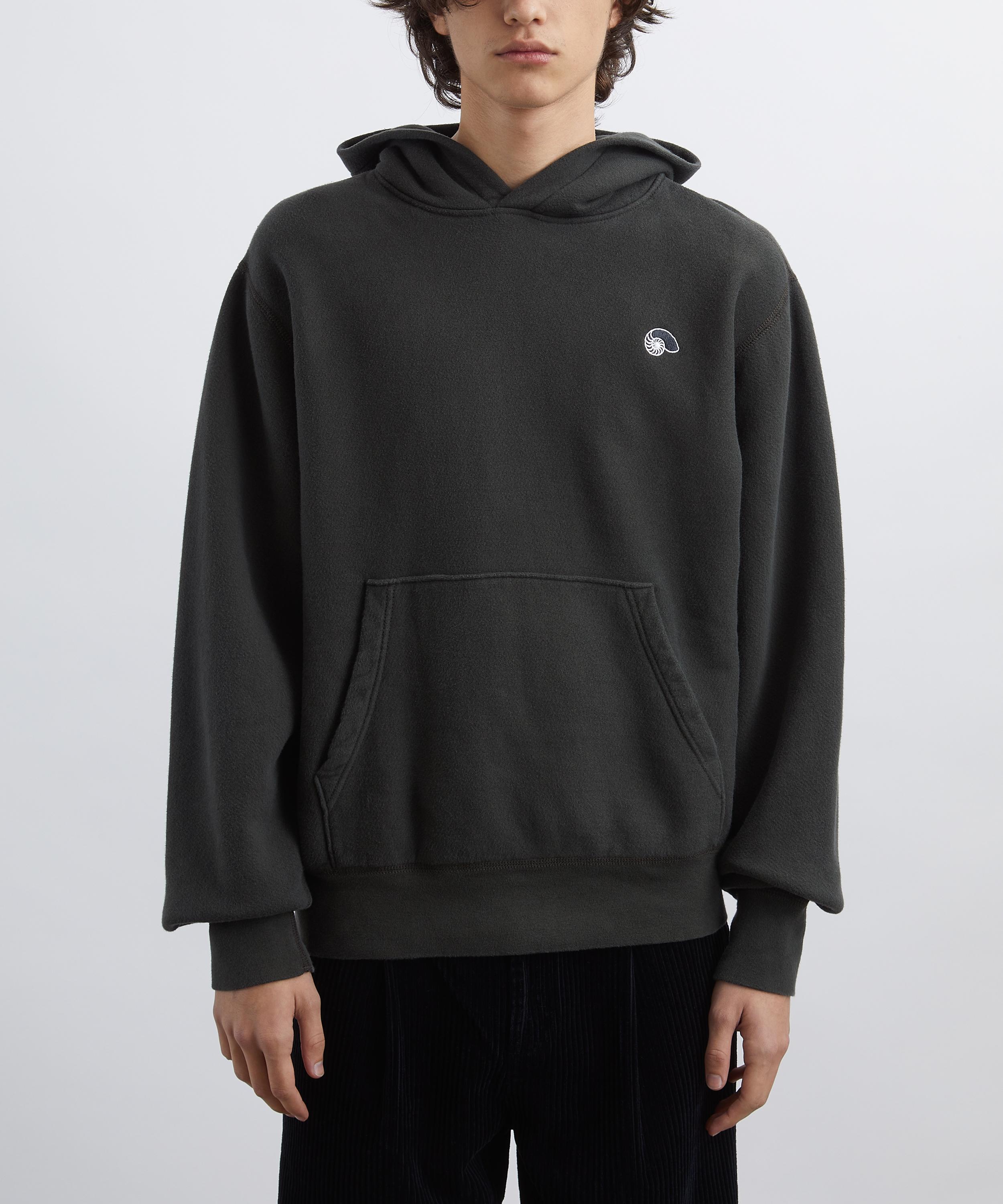 Aaron Levine - Black Hooded Sweatshirt image number 2