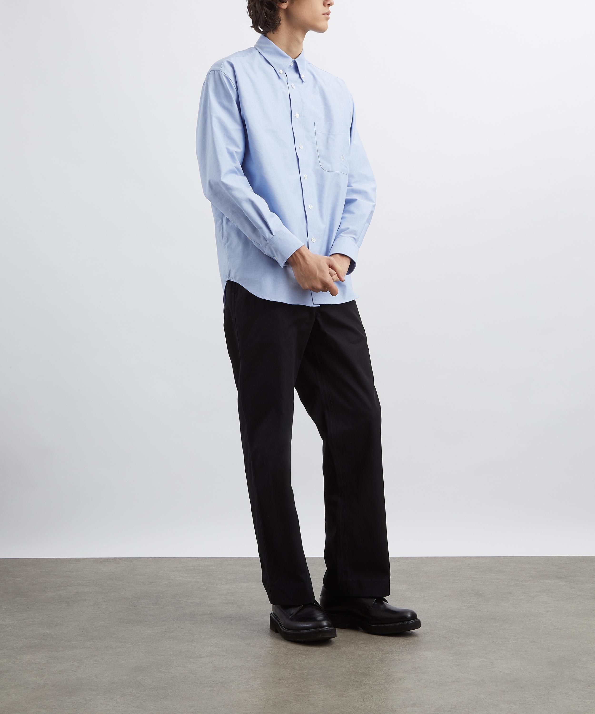 Aaron Levine - Blue Oxford Shirt image number 1