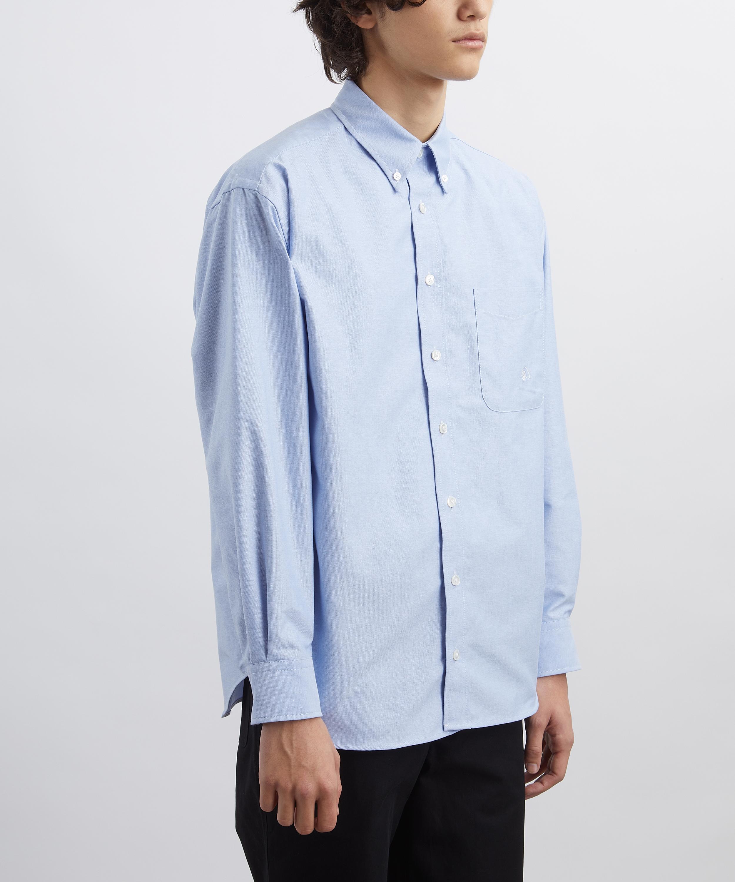 Aaron Levine - Blue Oxford Shirt image number 2