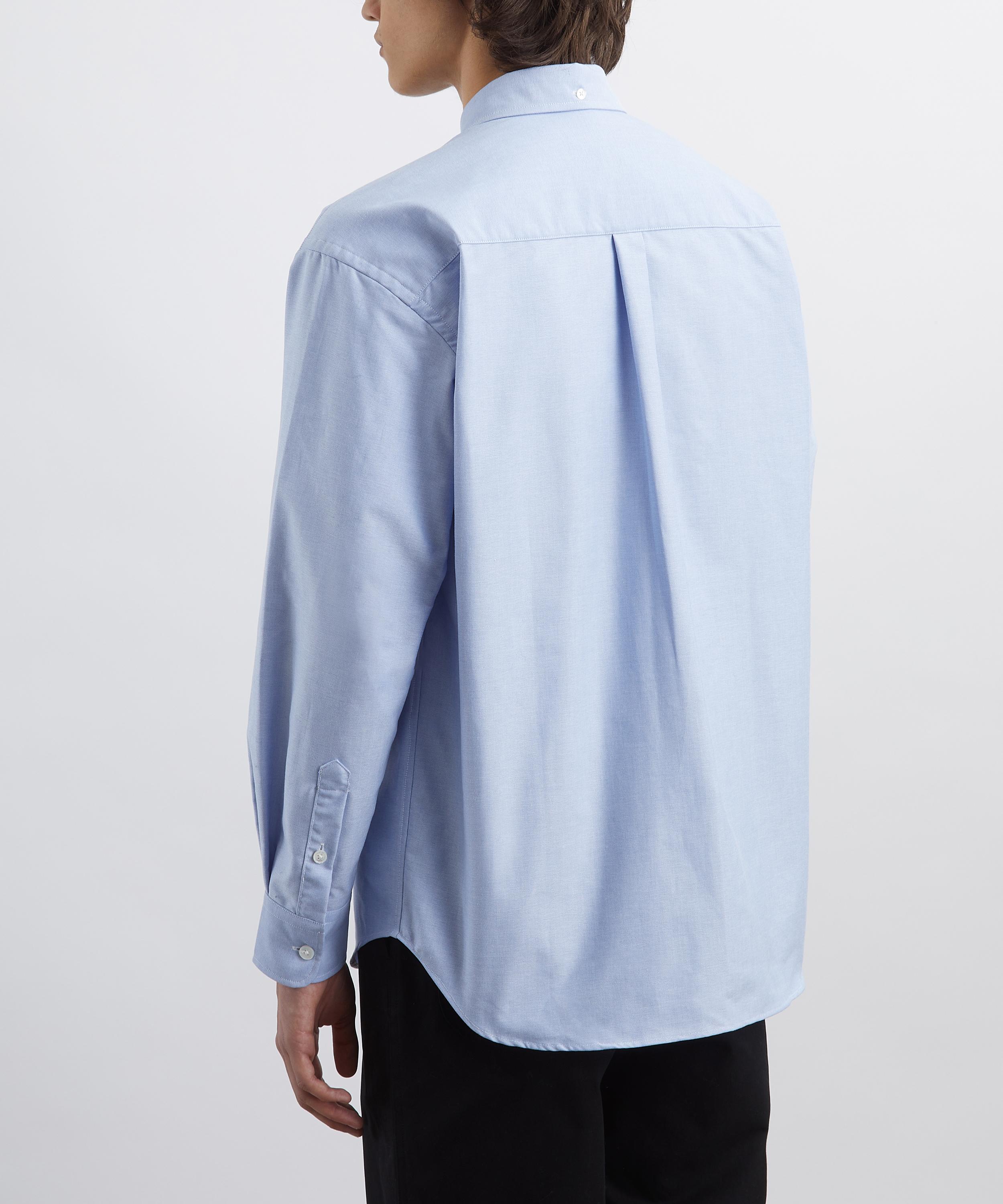 Aaron Levine - Blue Oxford Shirt image number 3