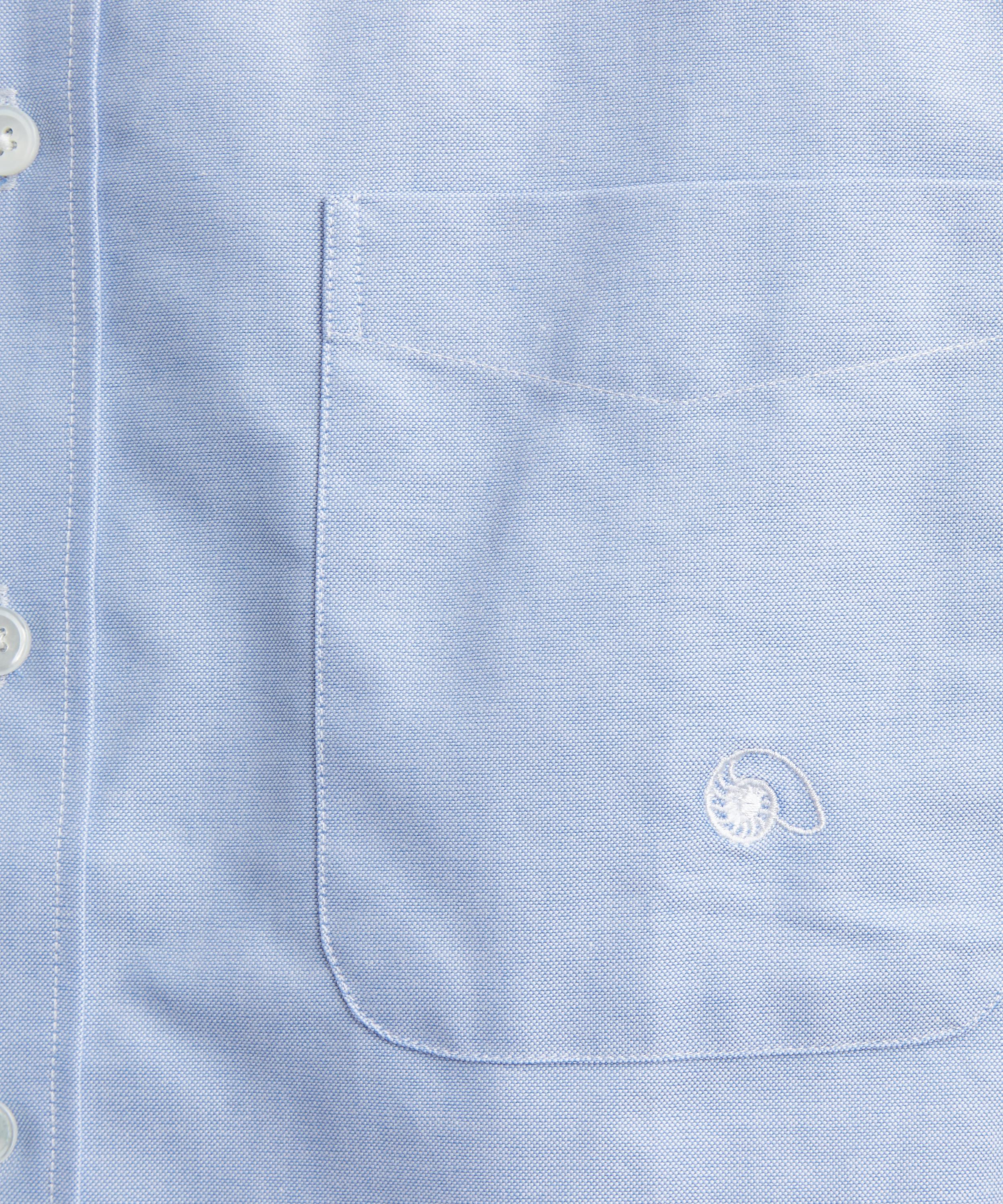 Aaron Levine - Blue Oxford Shirt image number 4