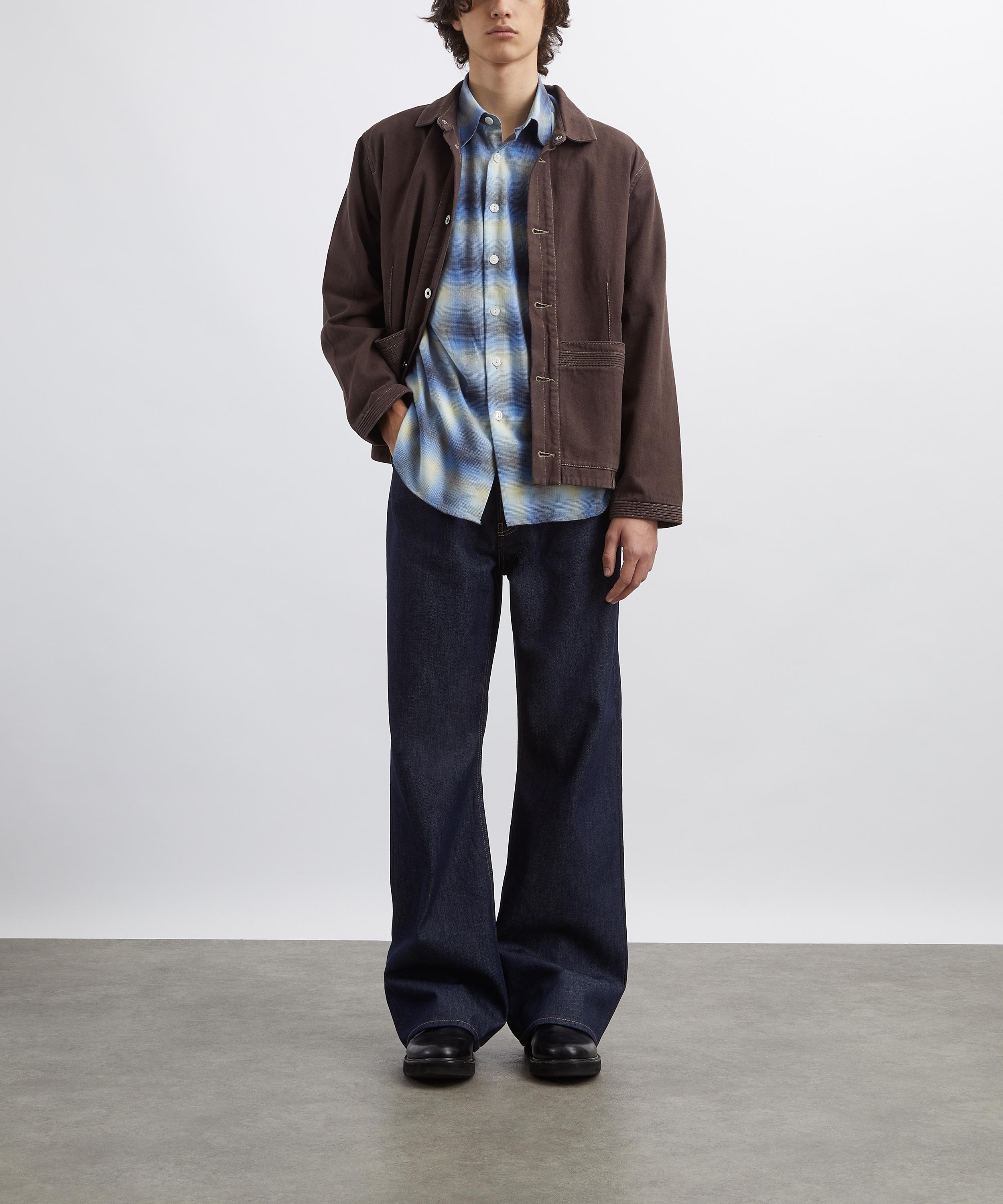 Aaron Levine - Sapphire Shadow Flannel Shirt  image number 1