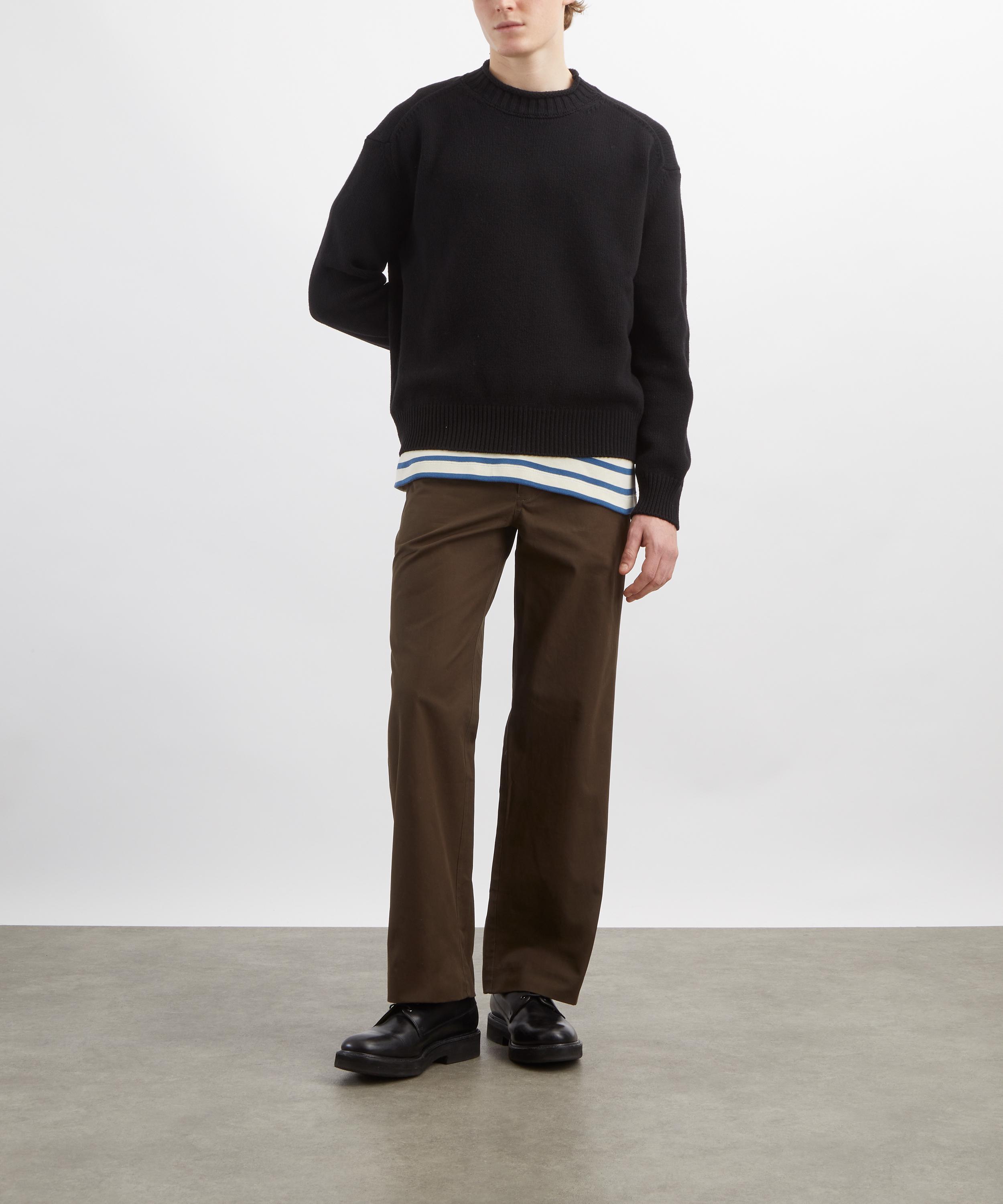 Aaron Levine - Black Rollneck Jumper image number 1
