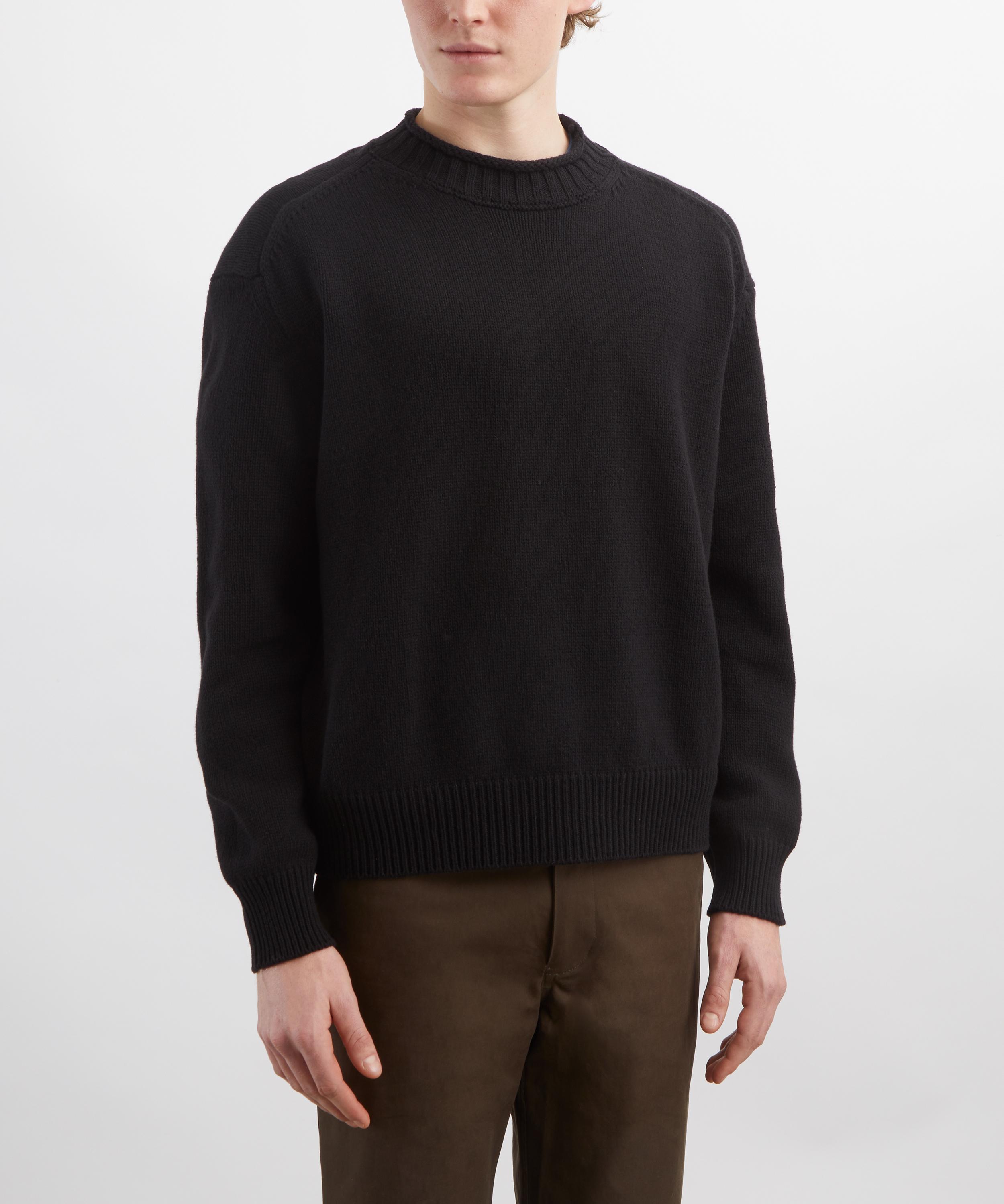 Aaron Levine - Black Rollneck Jumper image number 2