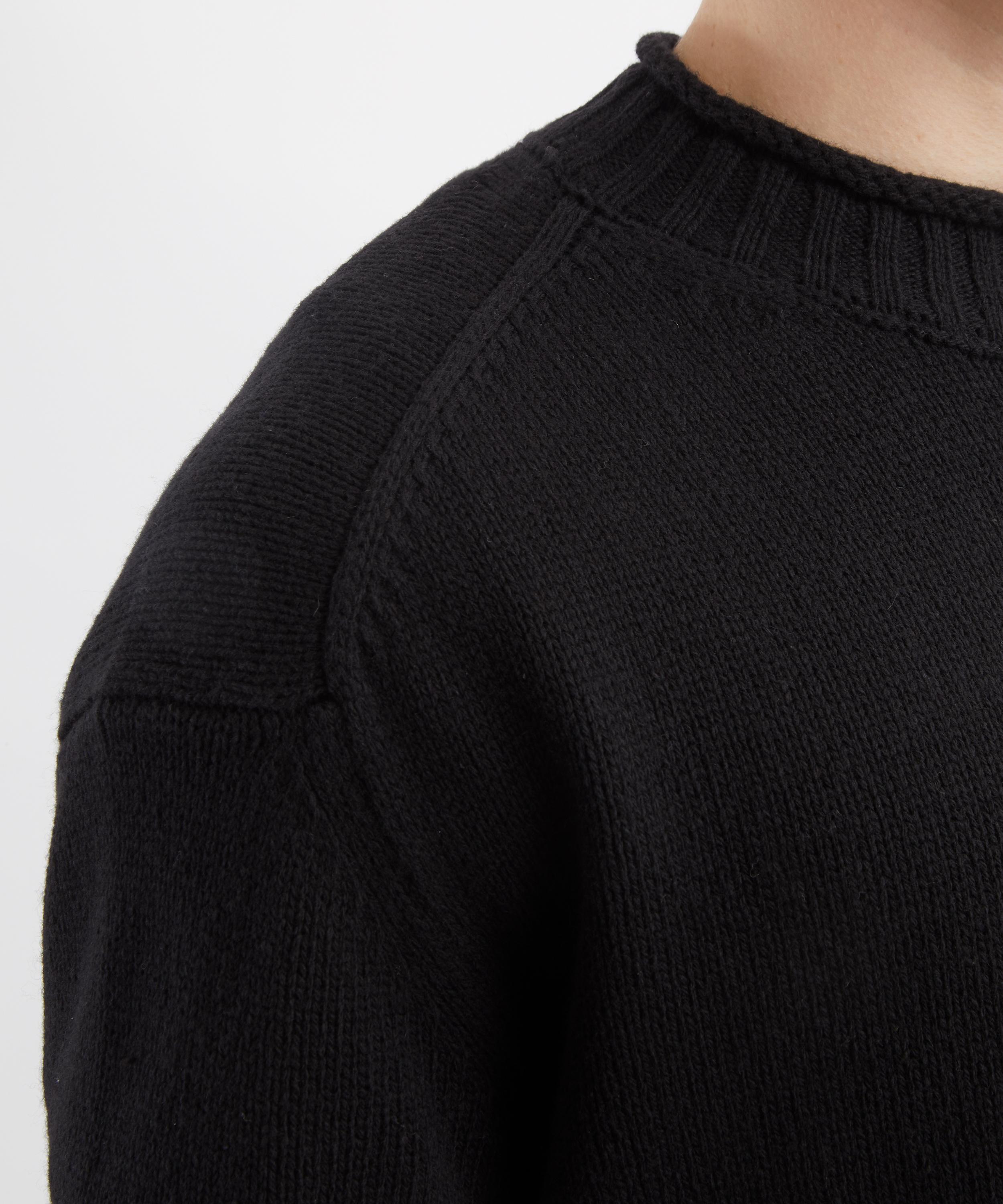 Aaron Levine - Black Rollneck Jumper image number 4