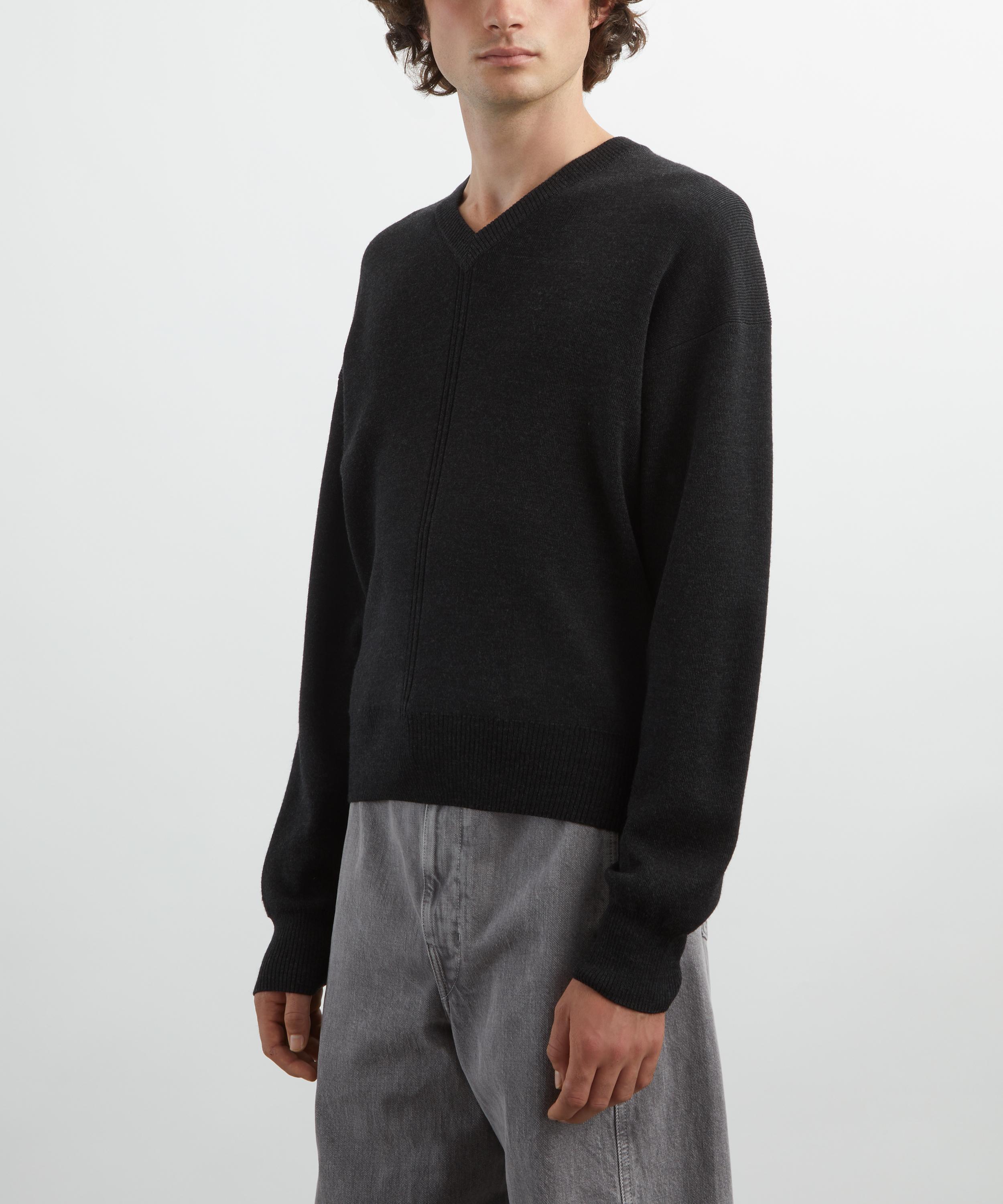 Lemaire - Boxy V-Neck Jumper image number 2