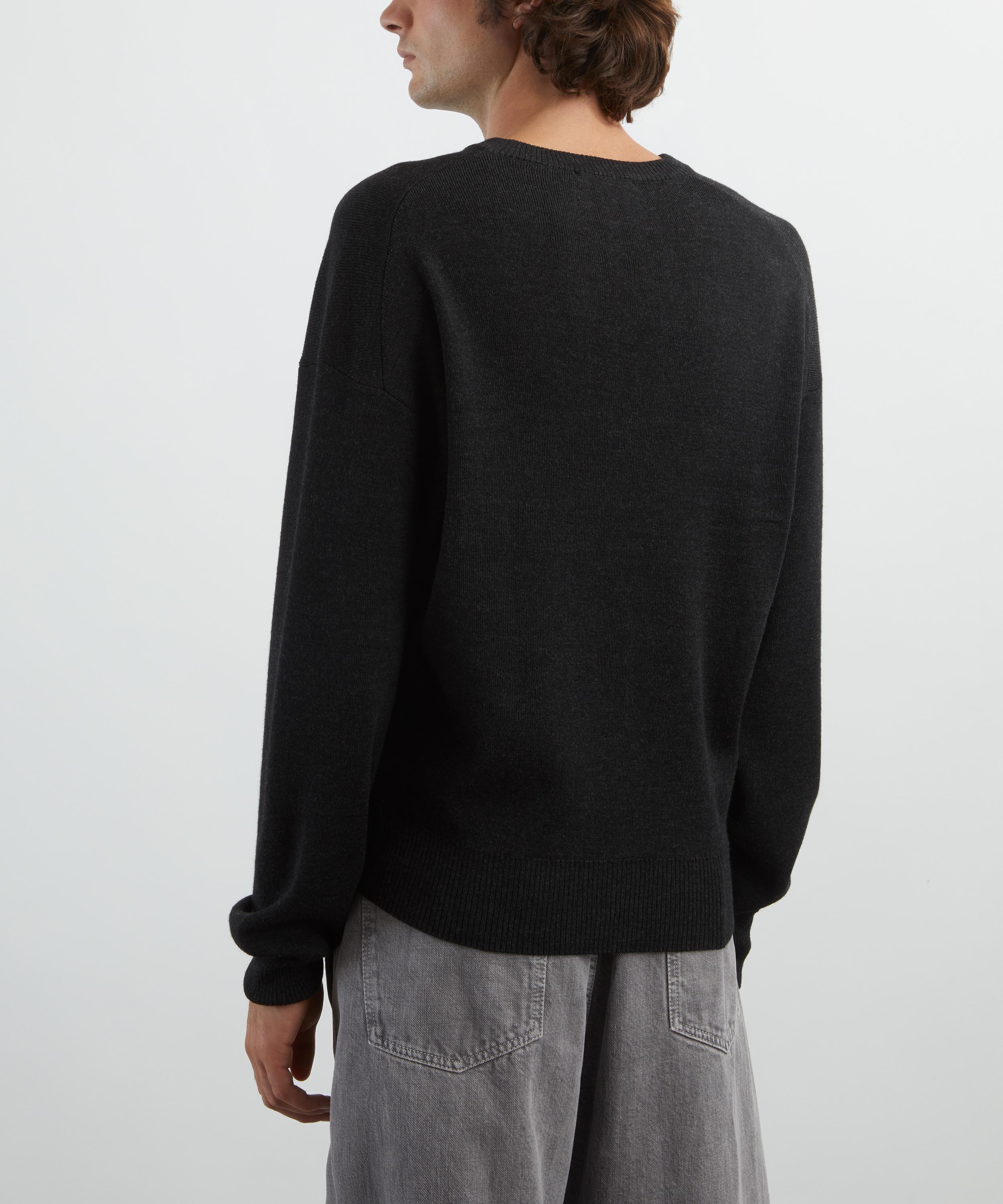 Lemaire - Boxy V-Neck Jumper image number 3