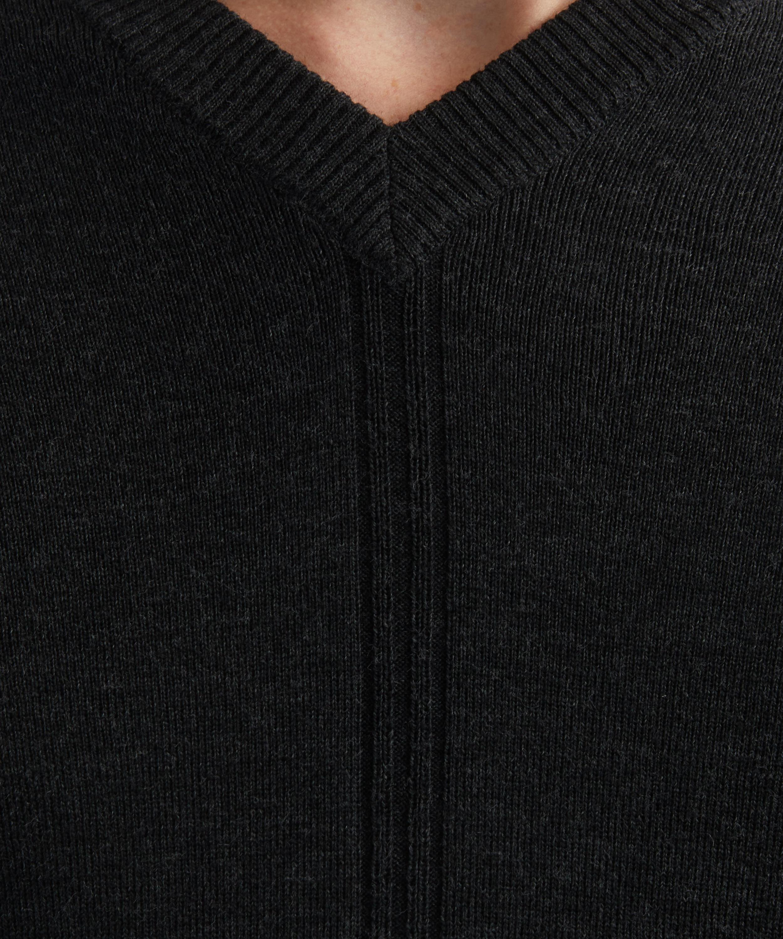 Lemaire - Boxy V-Neck Jumper image number 4