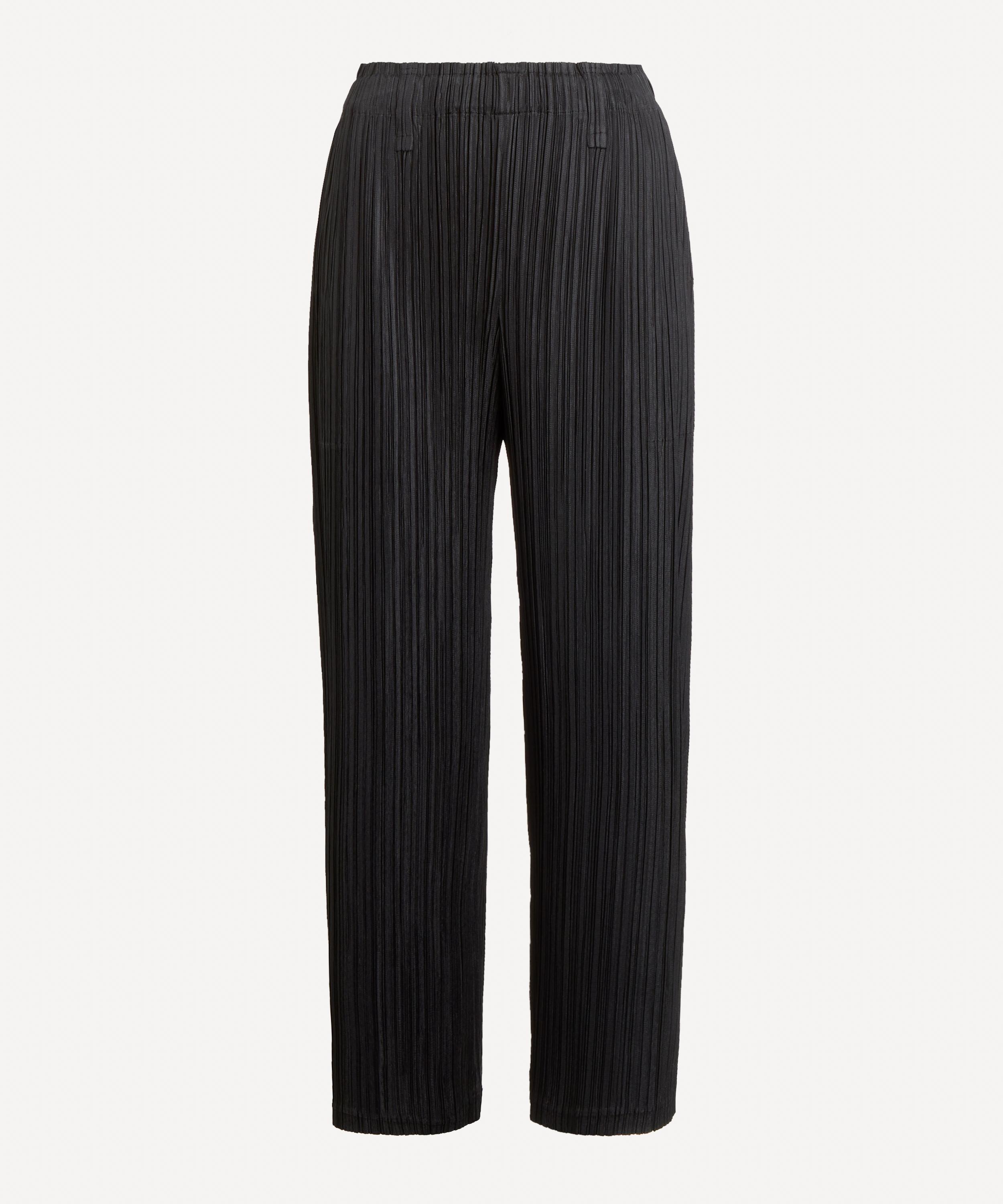 Pleats Please Issey Miyake - THICKER BOTTOMS 2 Wide Leg Trousers image number 0