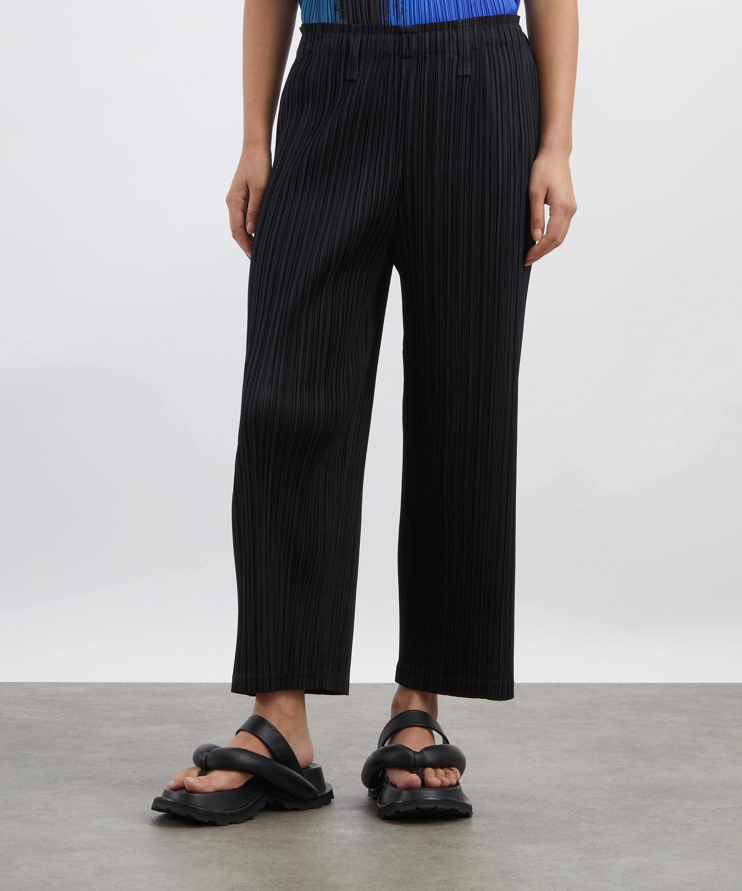 Pleats Please Issey Miyake - THICKER BOTTOMS 2 Wide Leg Trousers image number 2
