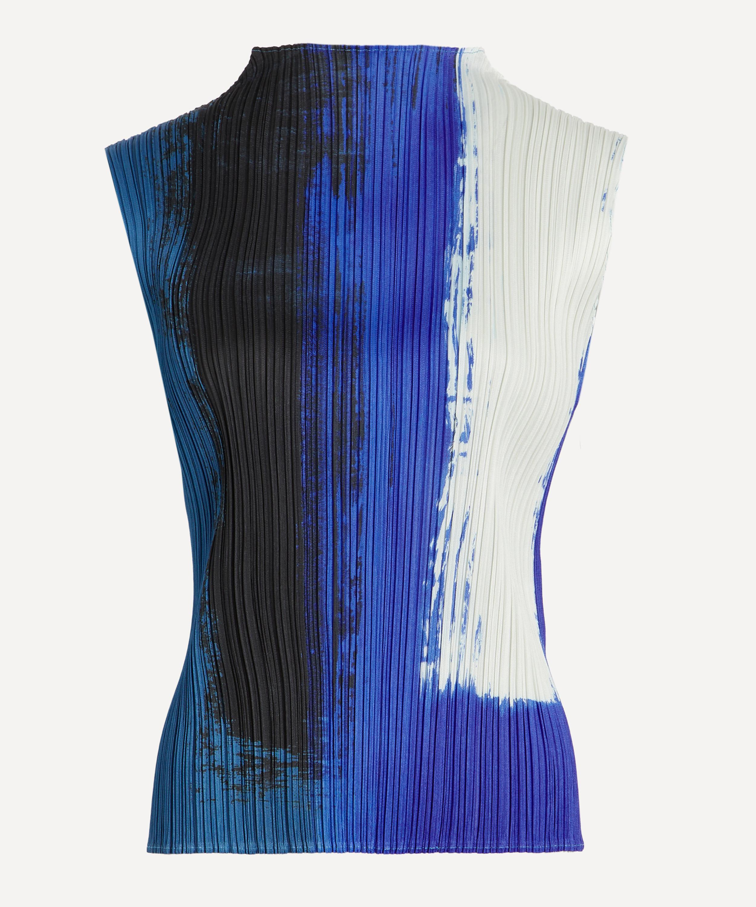 Pleats Please Issey Miyake - JUMP Blue Pleated Top image number 0