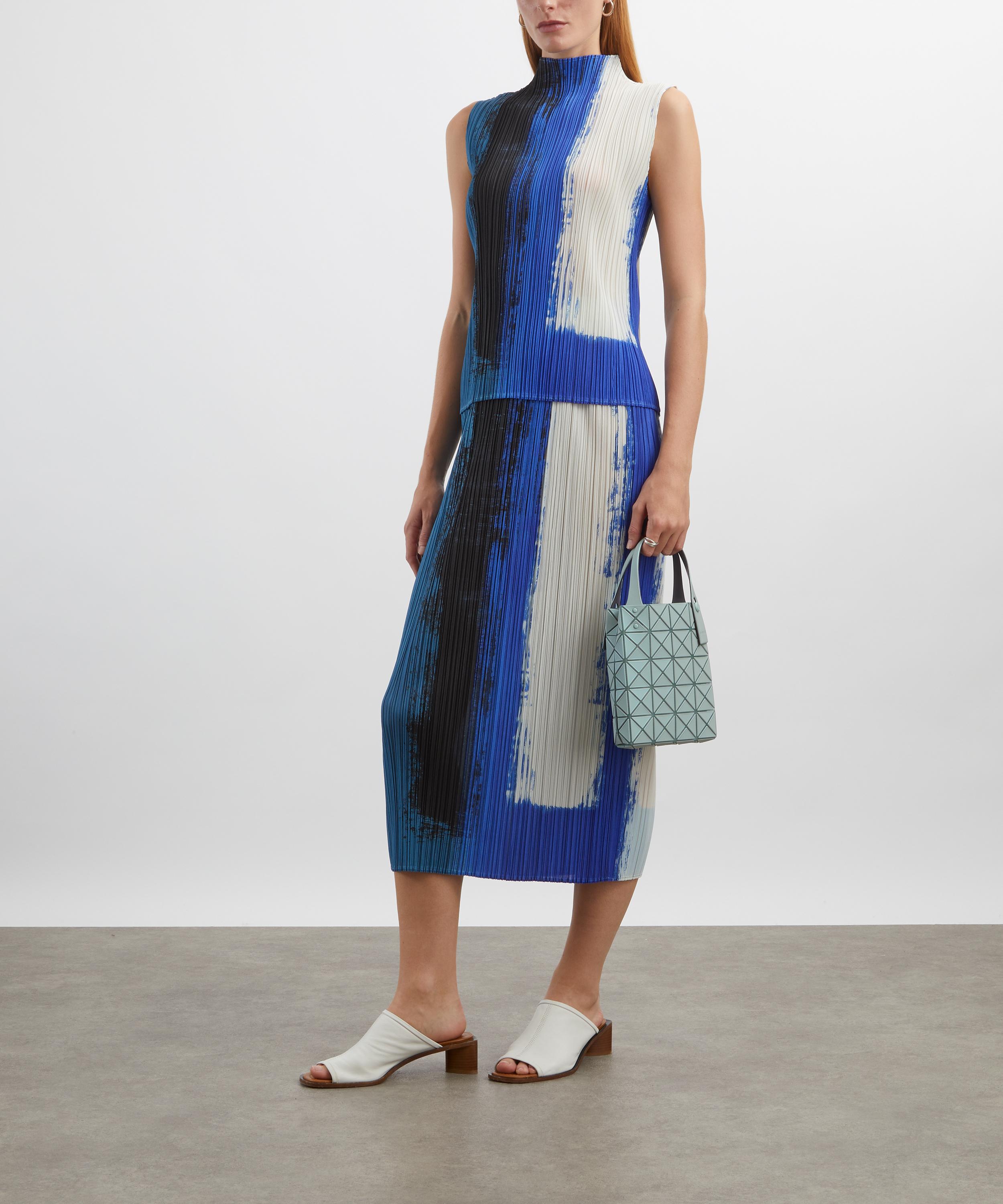 Pleats Please Issey Miyake - JUMP Blue Pleated Top image number 1