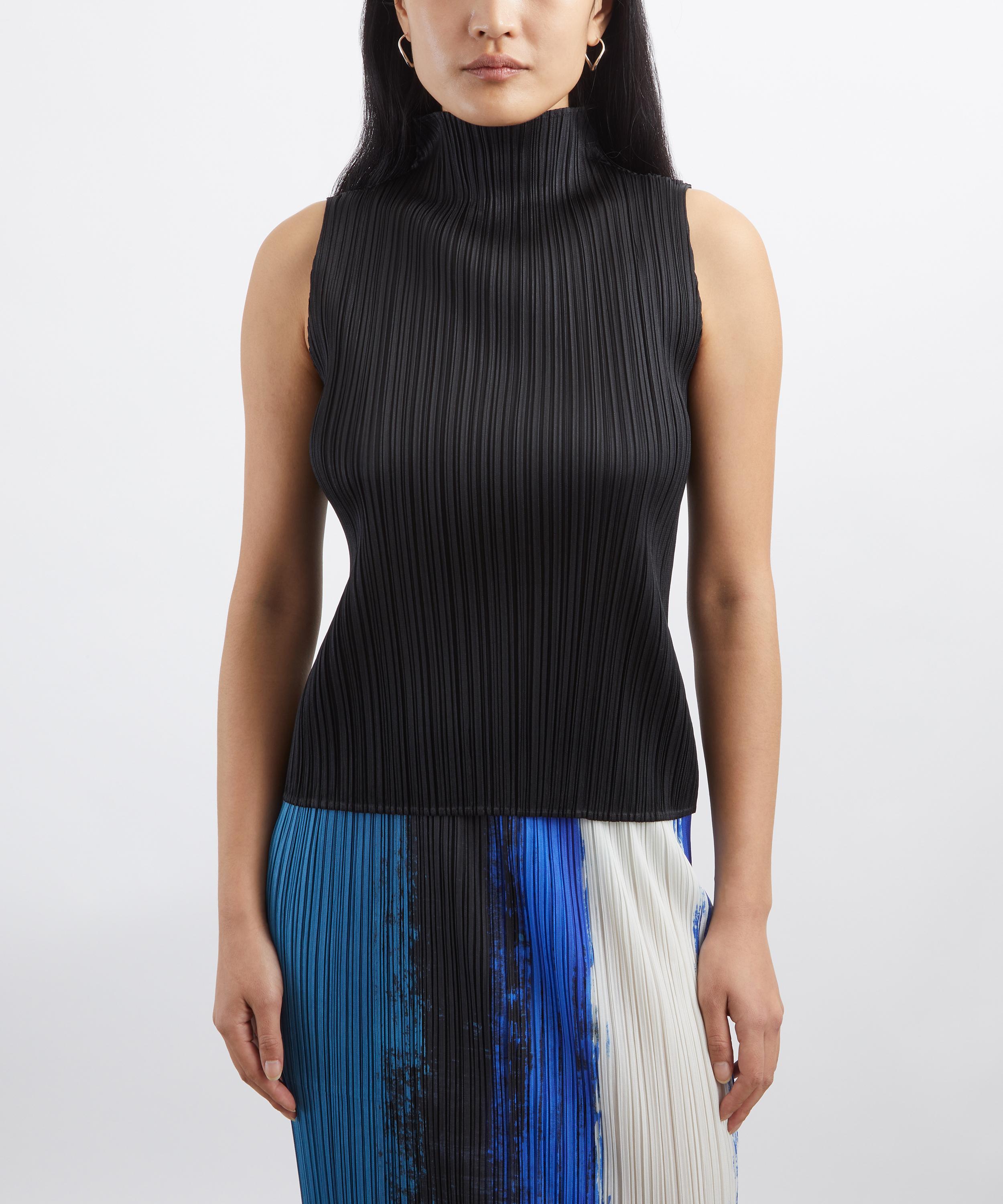 Pleats Please Issey Miyake - BASICS Sleeveless Top image number 2