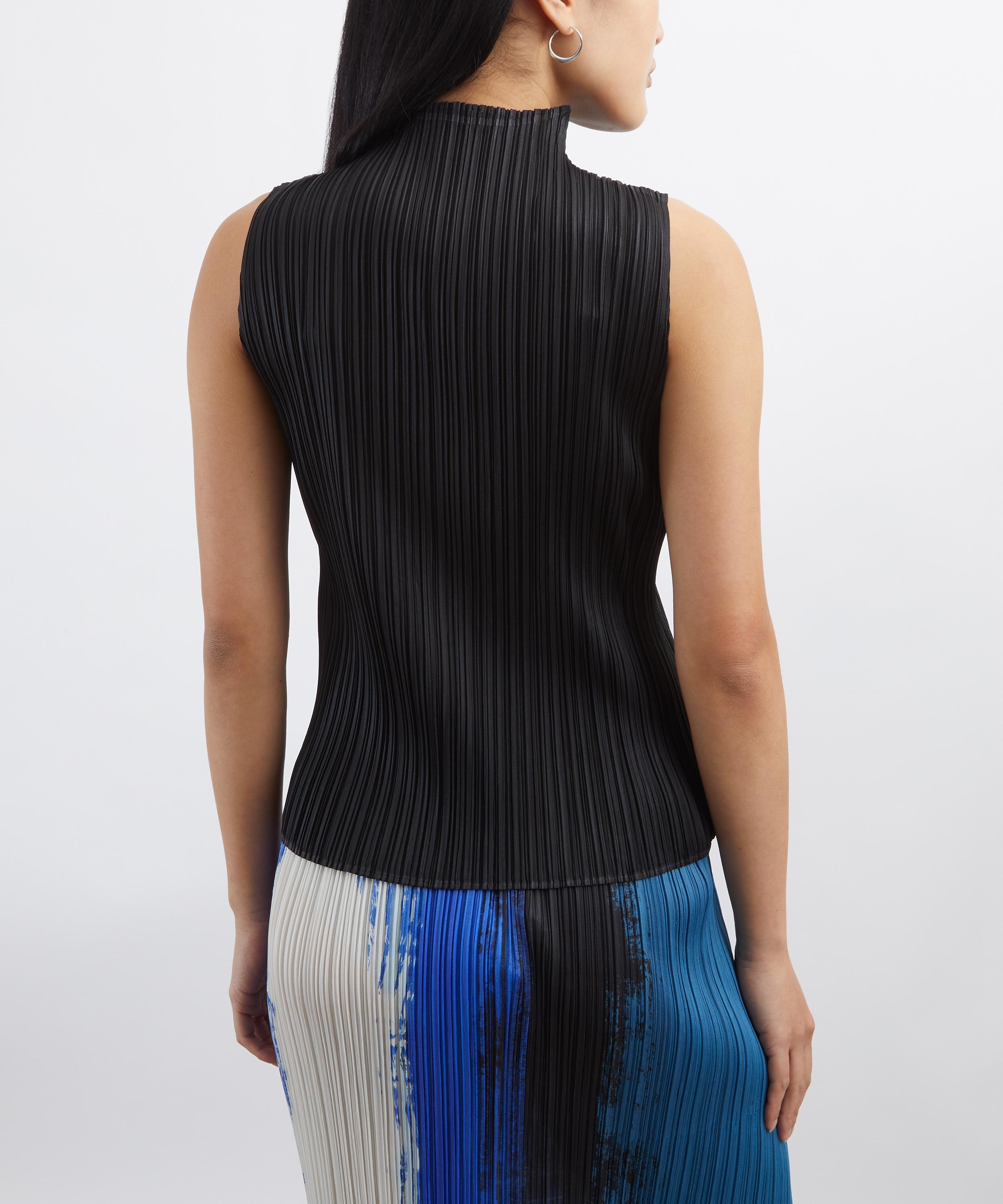 Pleats Please Issey Miyake - BASICS Sleeveless Top image number 3