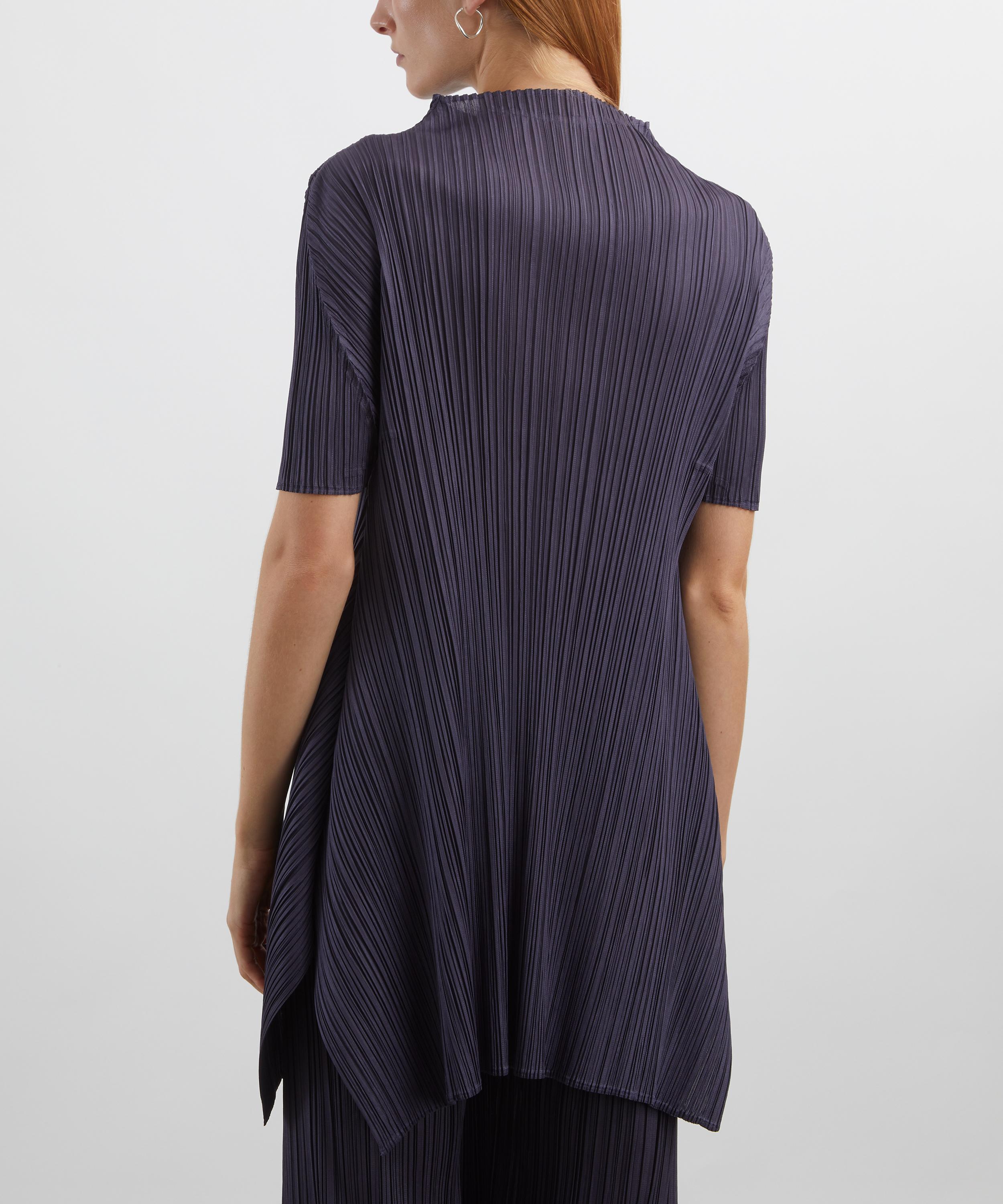 Pleats Please Issey Miyake - MONTHLY COLOURS: JULY Dark Grey Pleated Tunic image number 3