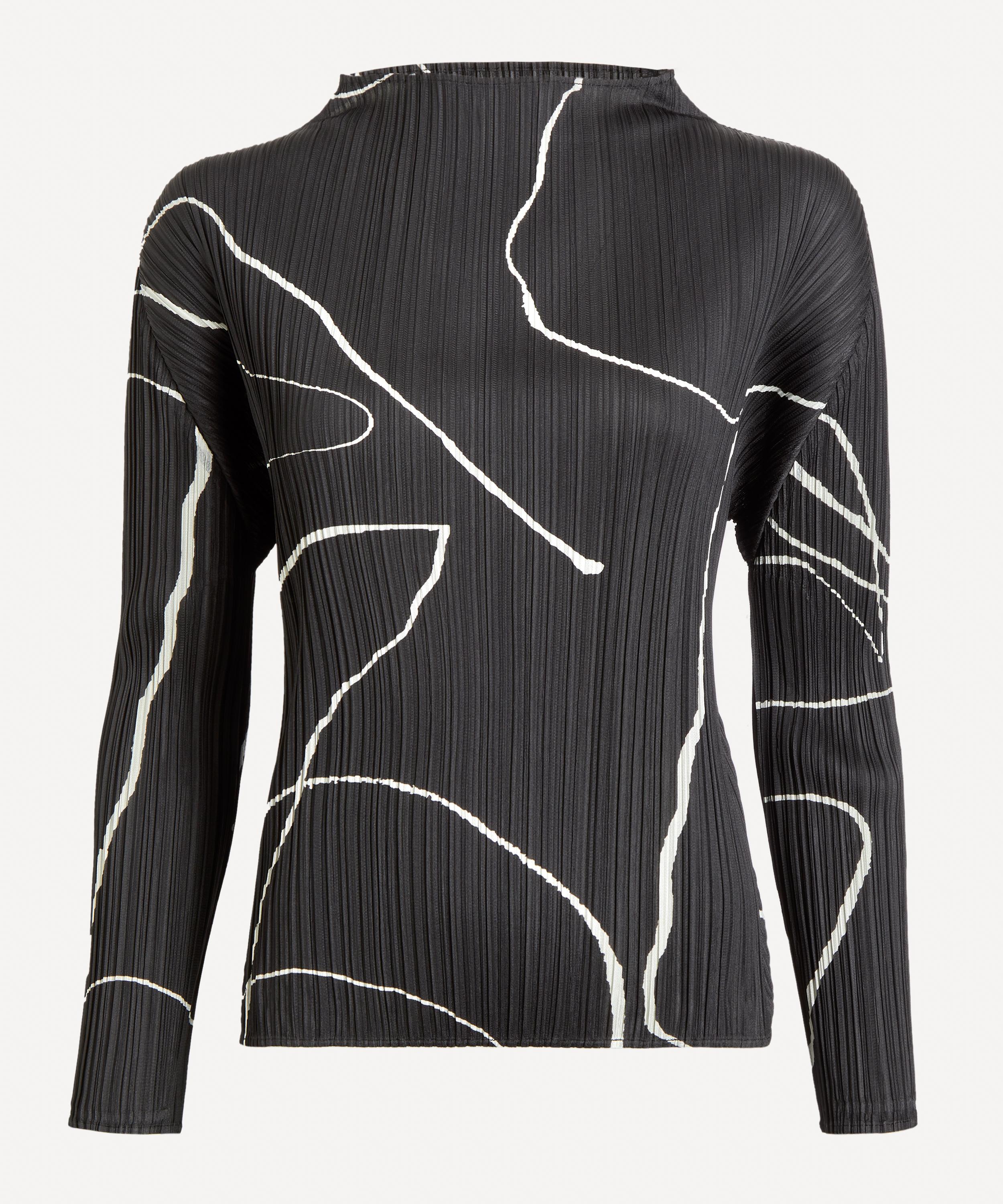 Pleats Please Issey Miyake - PAUSE Print Top image number 0