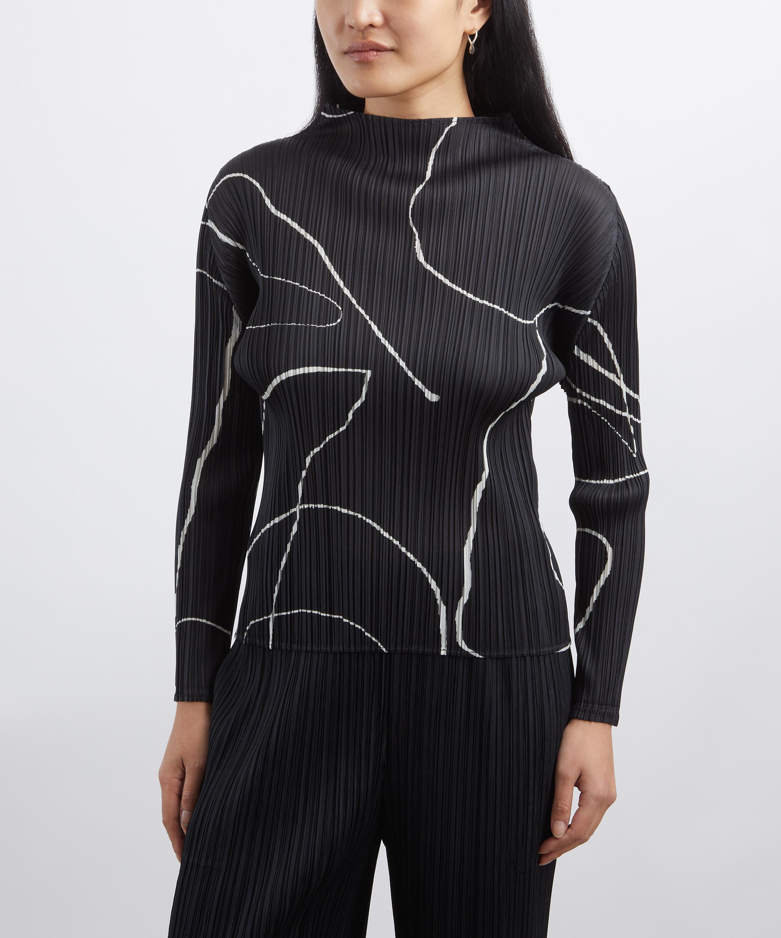 Pleats Please Issey Miyake - PAUSE Print Top image number 2