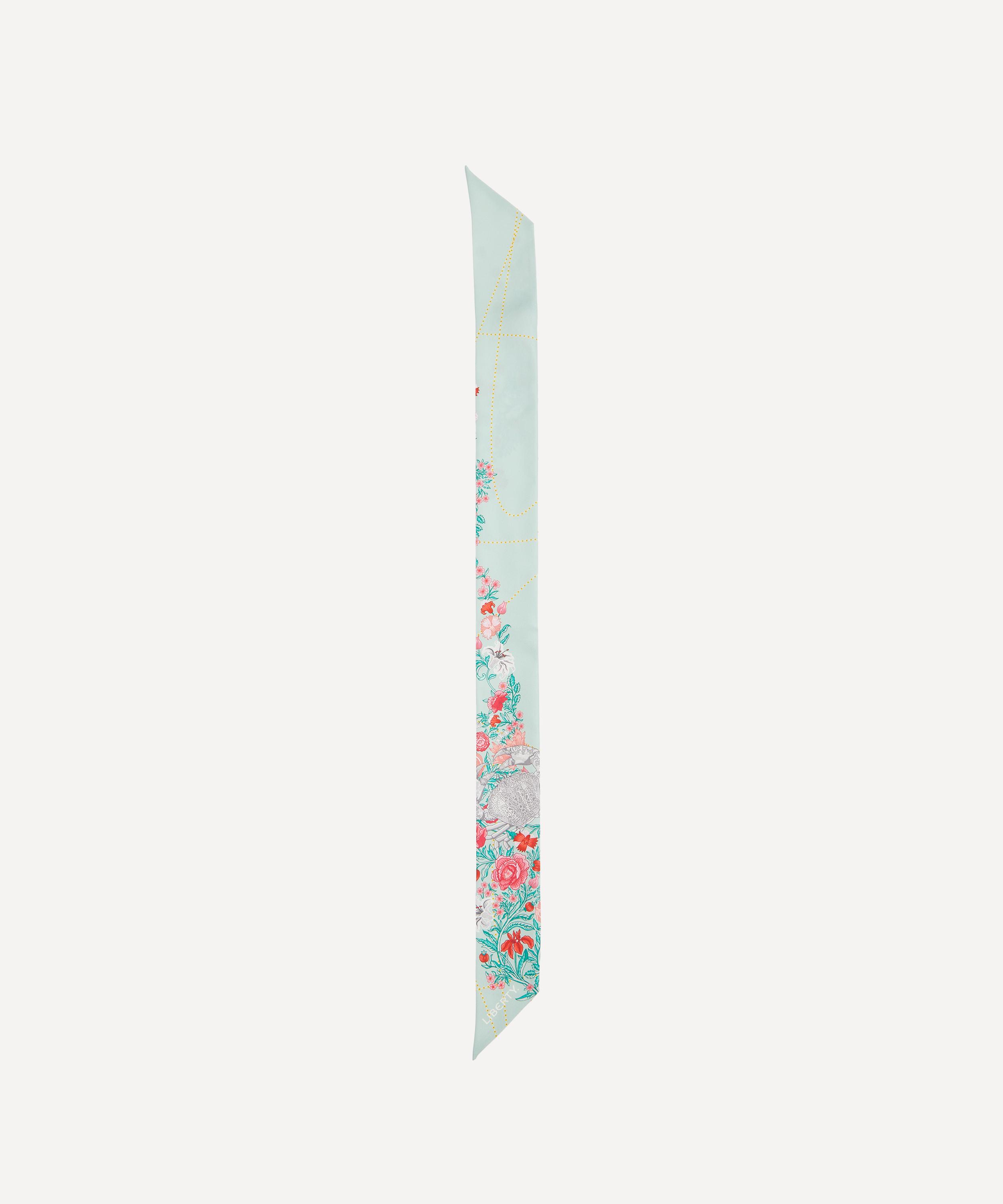 Liberty - Cancer 5X88 Ribbonette Silk Scarf image number 0