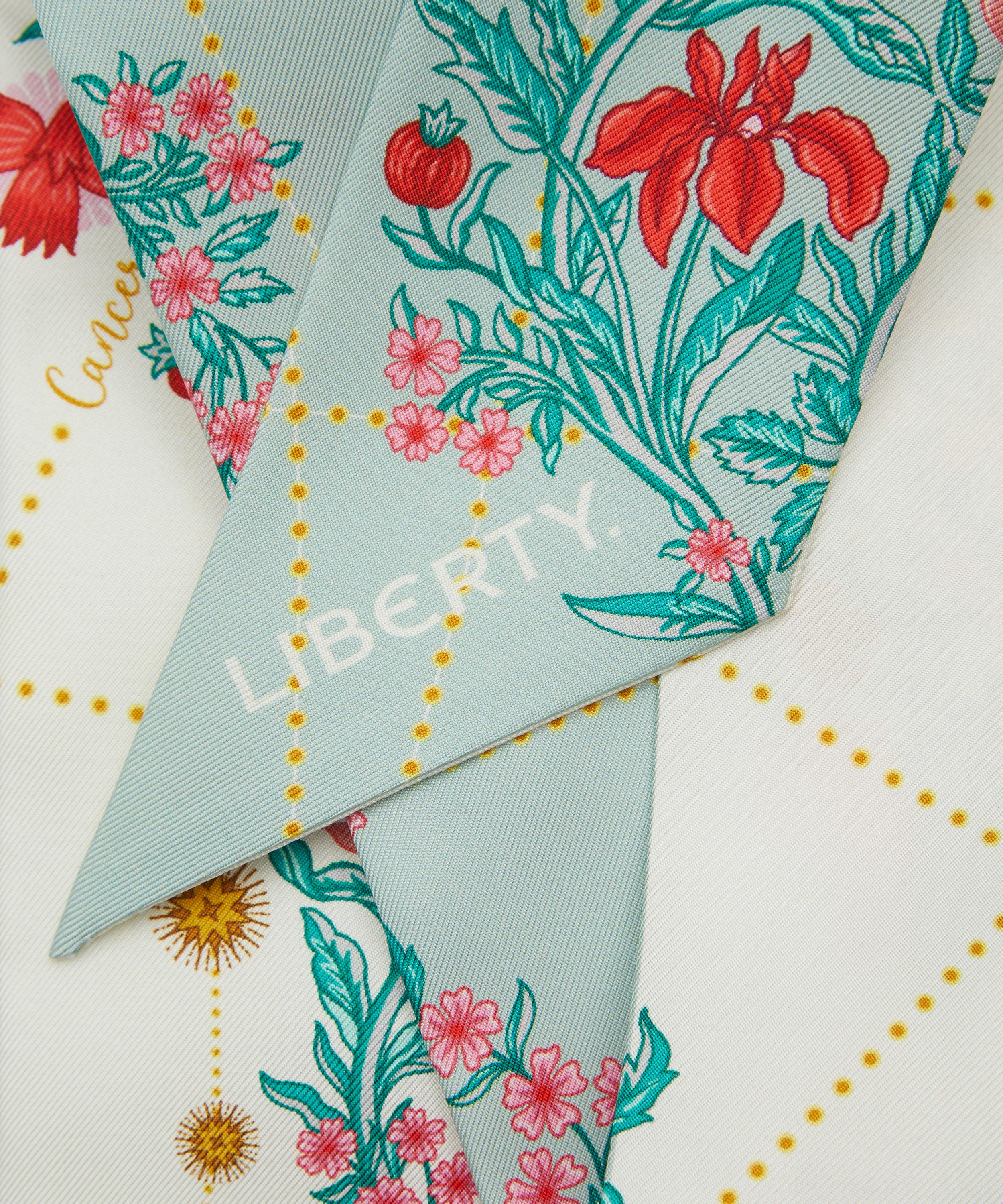 Liberty - Cancer 5X88 Ribbonette Silk Scarf image number 3