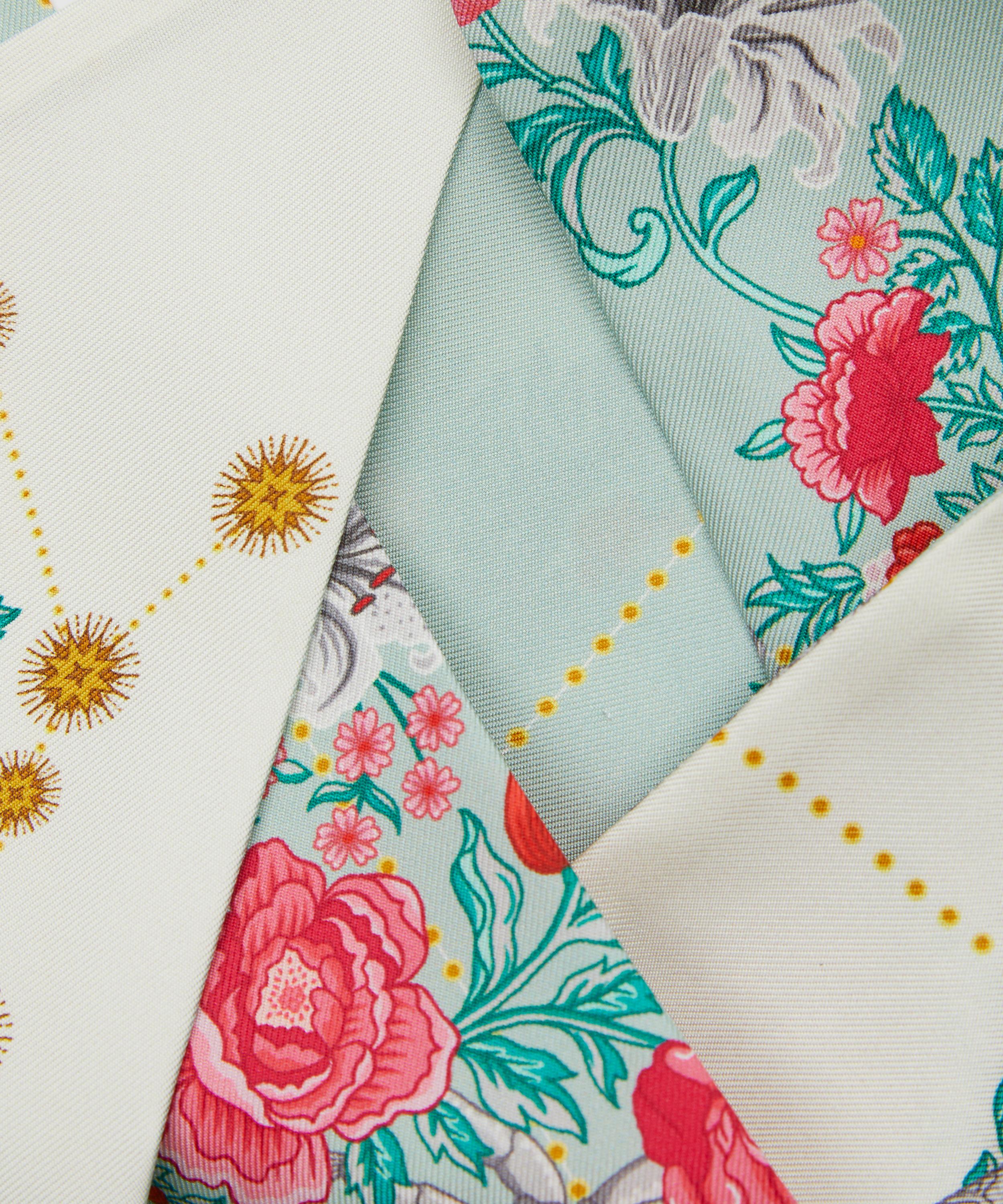 Liberty - Cancer 5X88 Ribbonette Silk Scarf image number 4