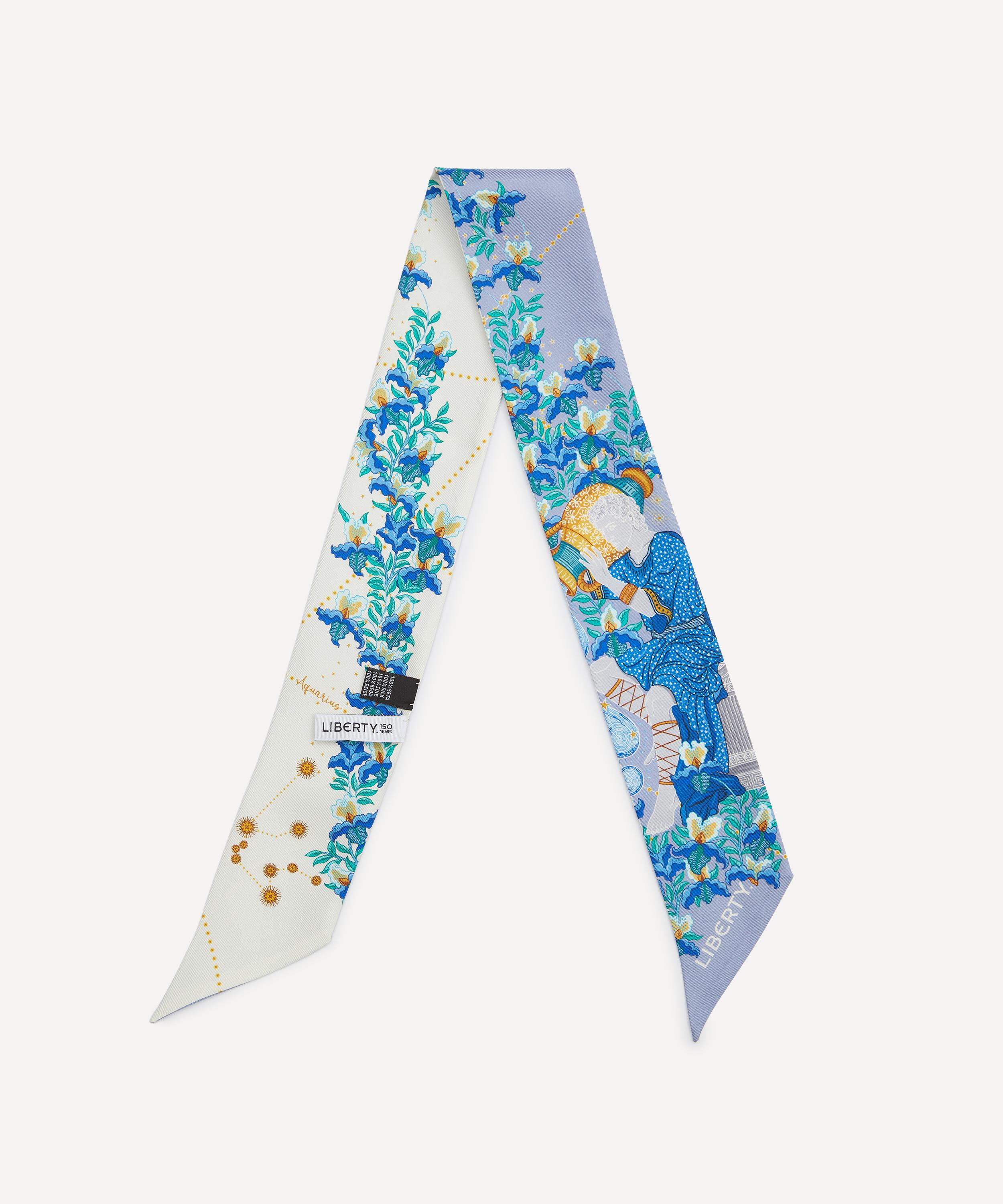 Liberty - Aquarius 5X88 Ribbonette Silk Scarf image number 2
