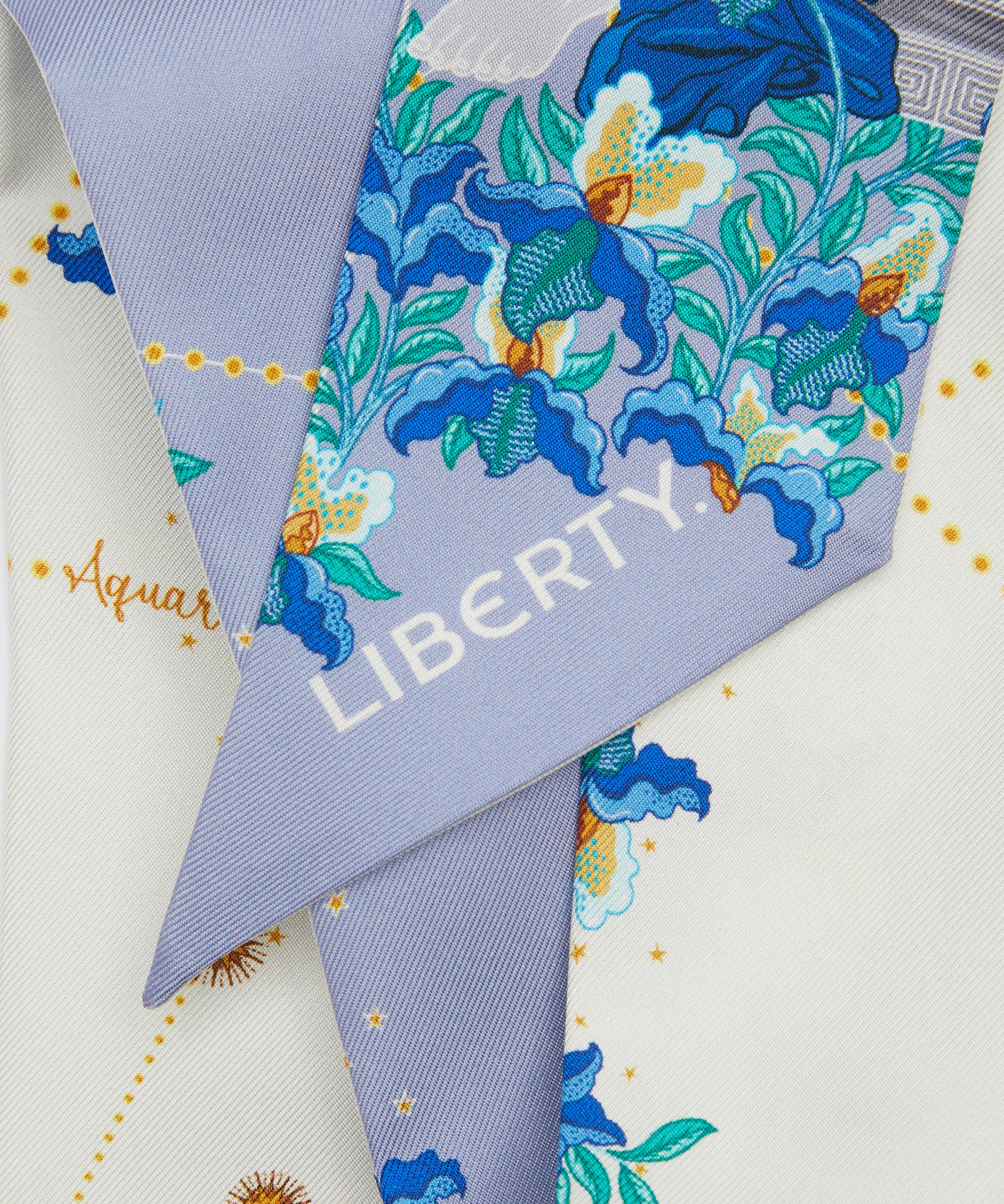 Liberty - Aquarius 5X88 Ribbonette Silk Scarf image number 3
