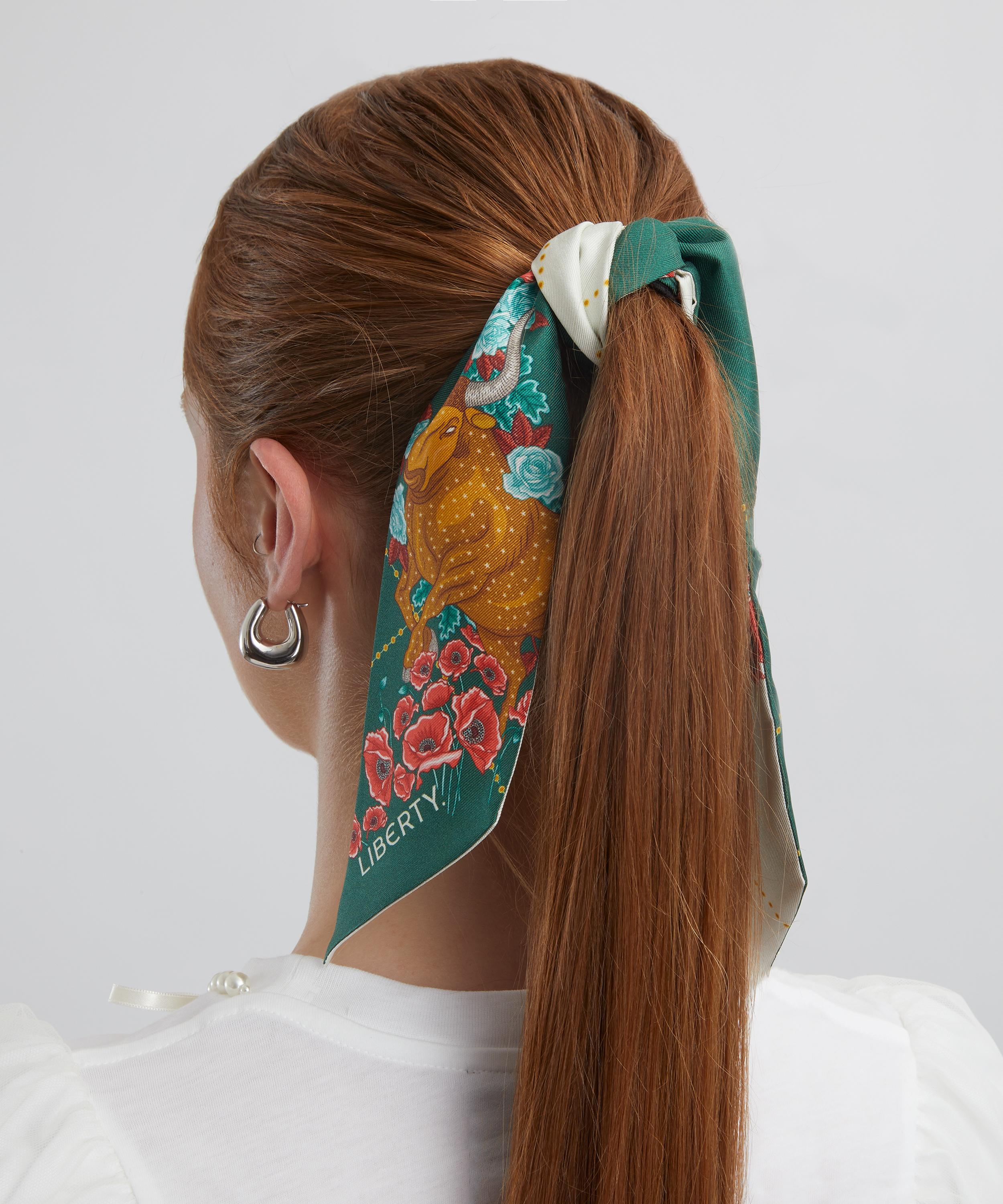 Liberty - Taurus 5X88 Ribbonette Silk Scarf image number 1