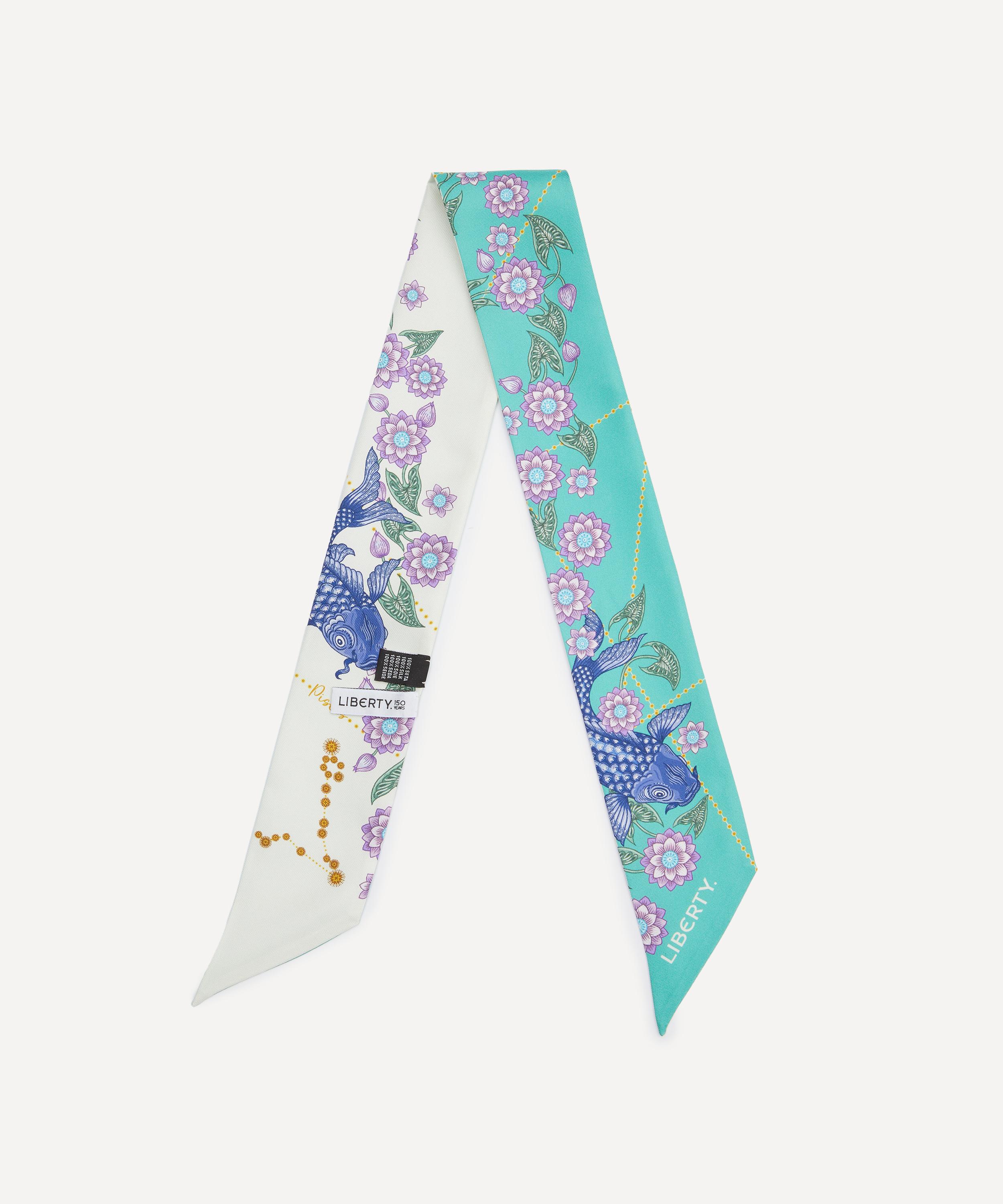Liberty - Pisces 5X88 Ribbonette Silk Scarf image number 2