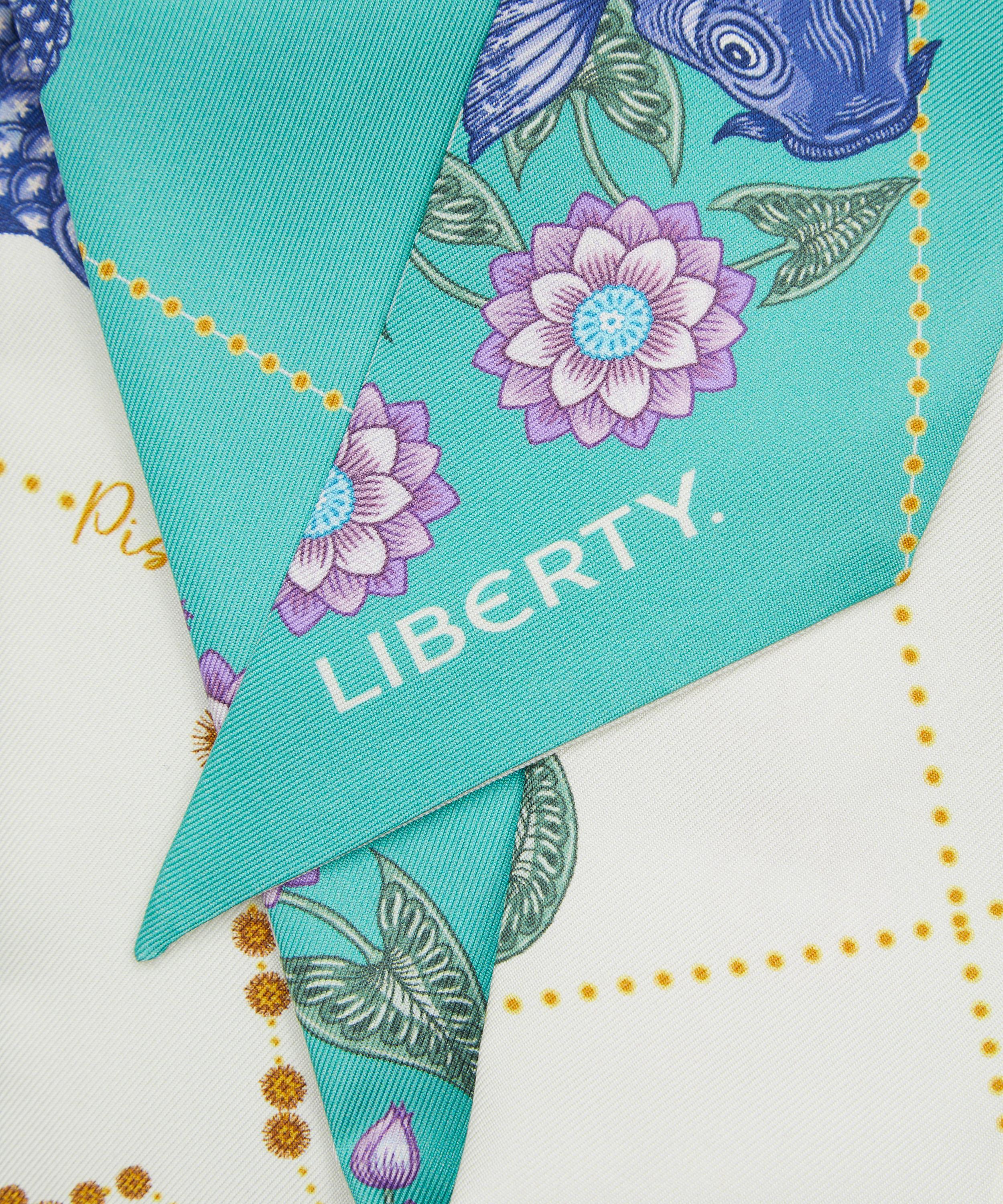 Liberty - Pisces 5X88 Ribbonette Silk Scarf image number 3